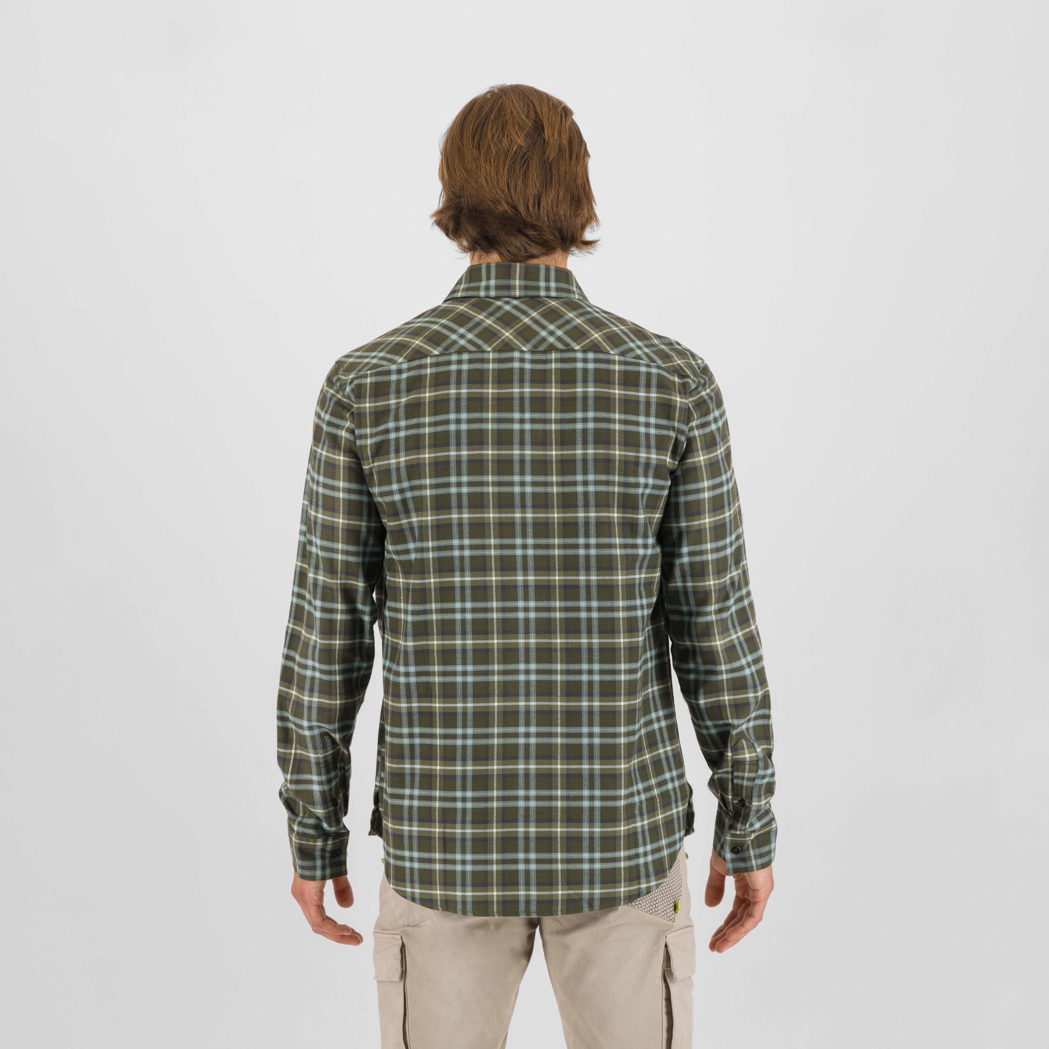 Martora winter shirt - deep depths/four leaf - karpos