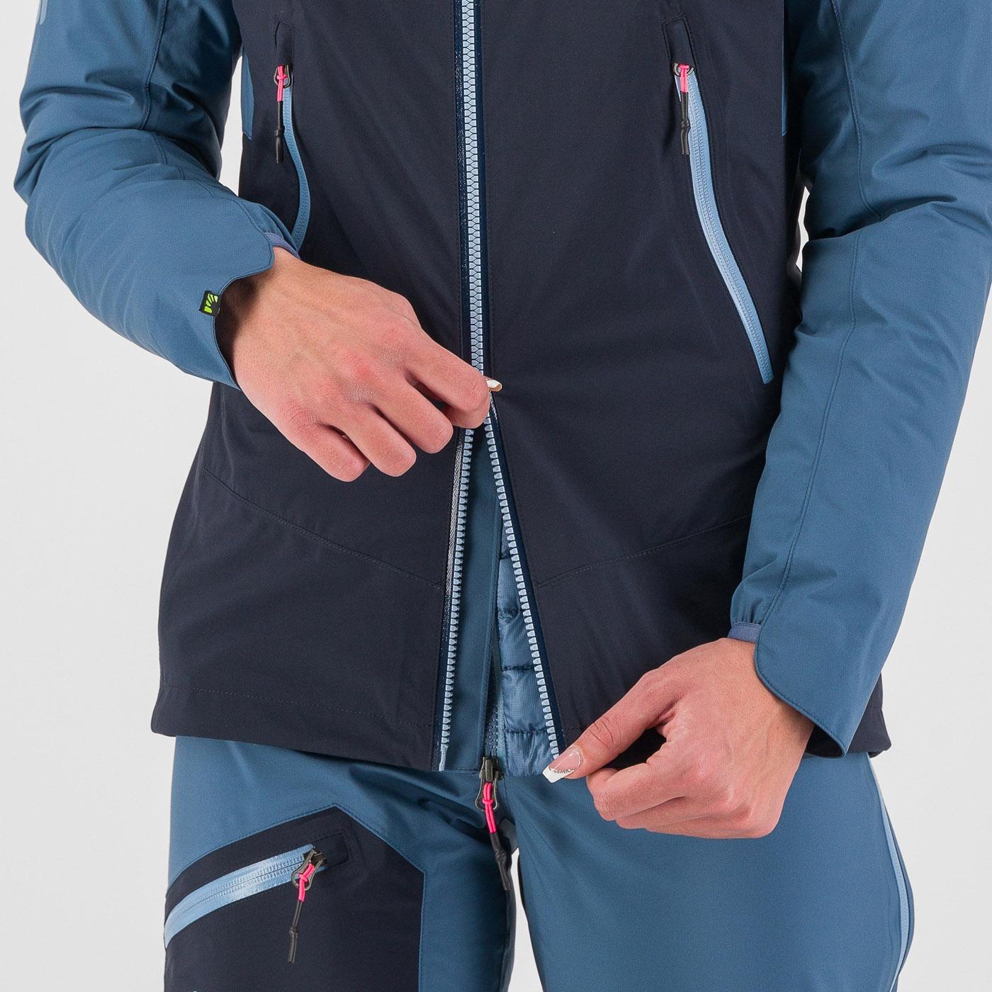 Valsesia shell w jacket - vulcan/bering sea - karpos