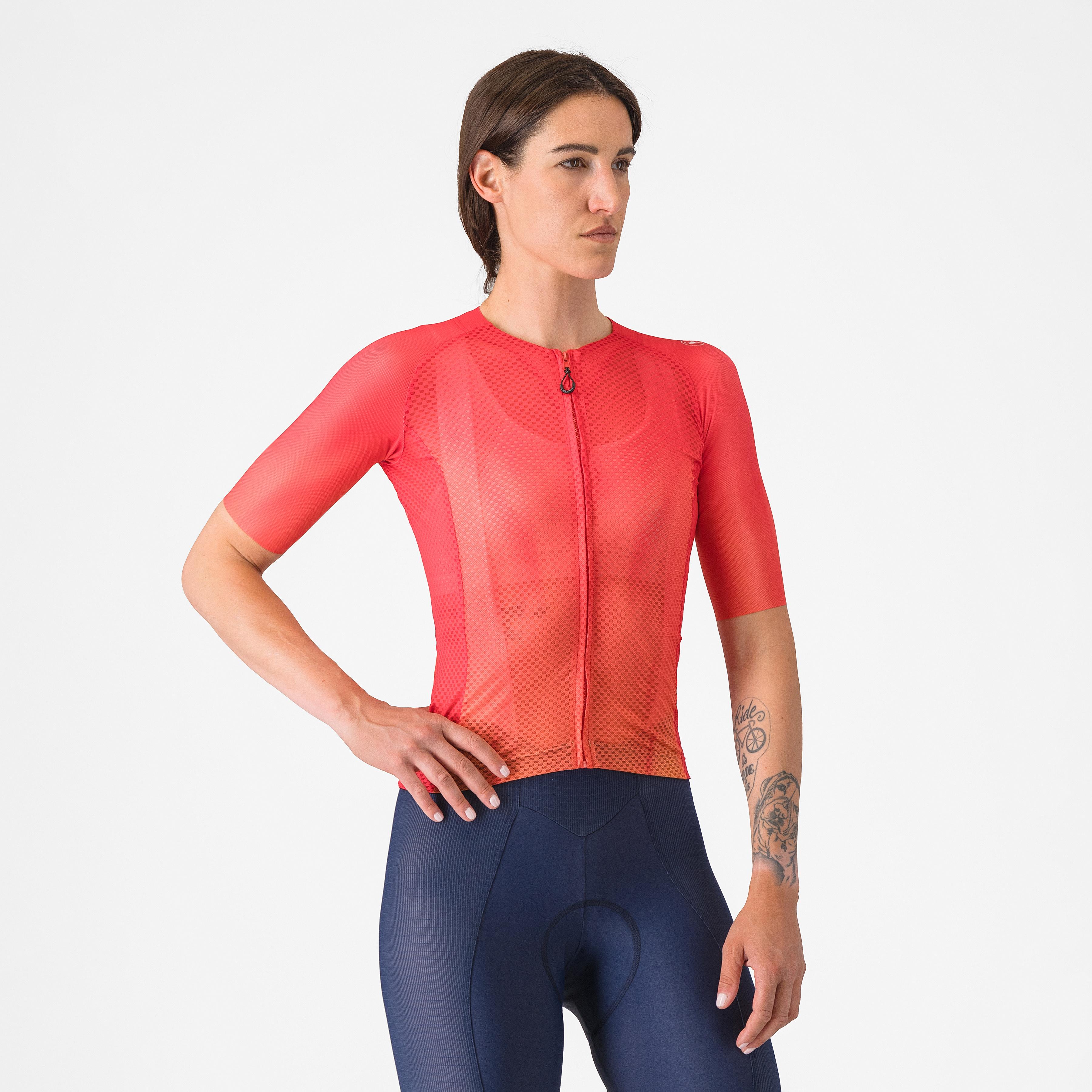 Climber's a/c w jersey - hibiscus - castelli