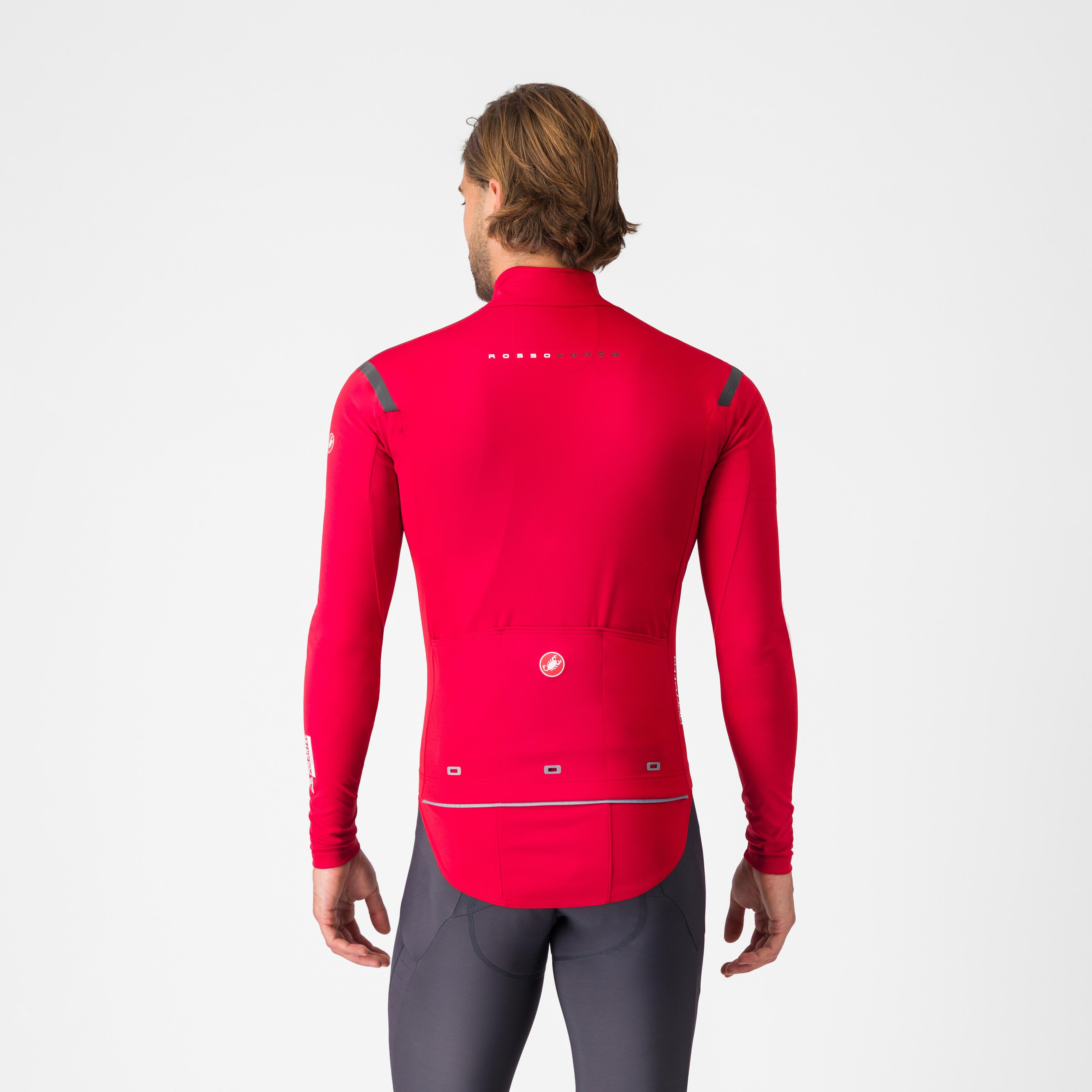 Perfetto ros 3 jacket - rich red/black reflex - castelli