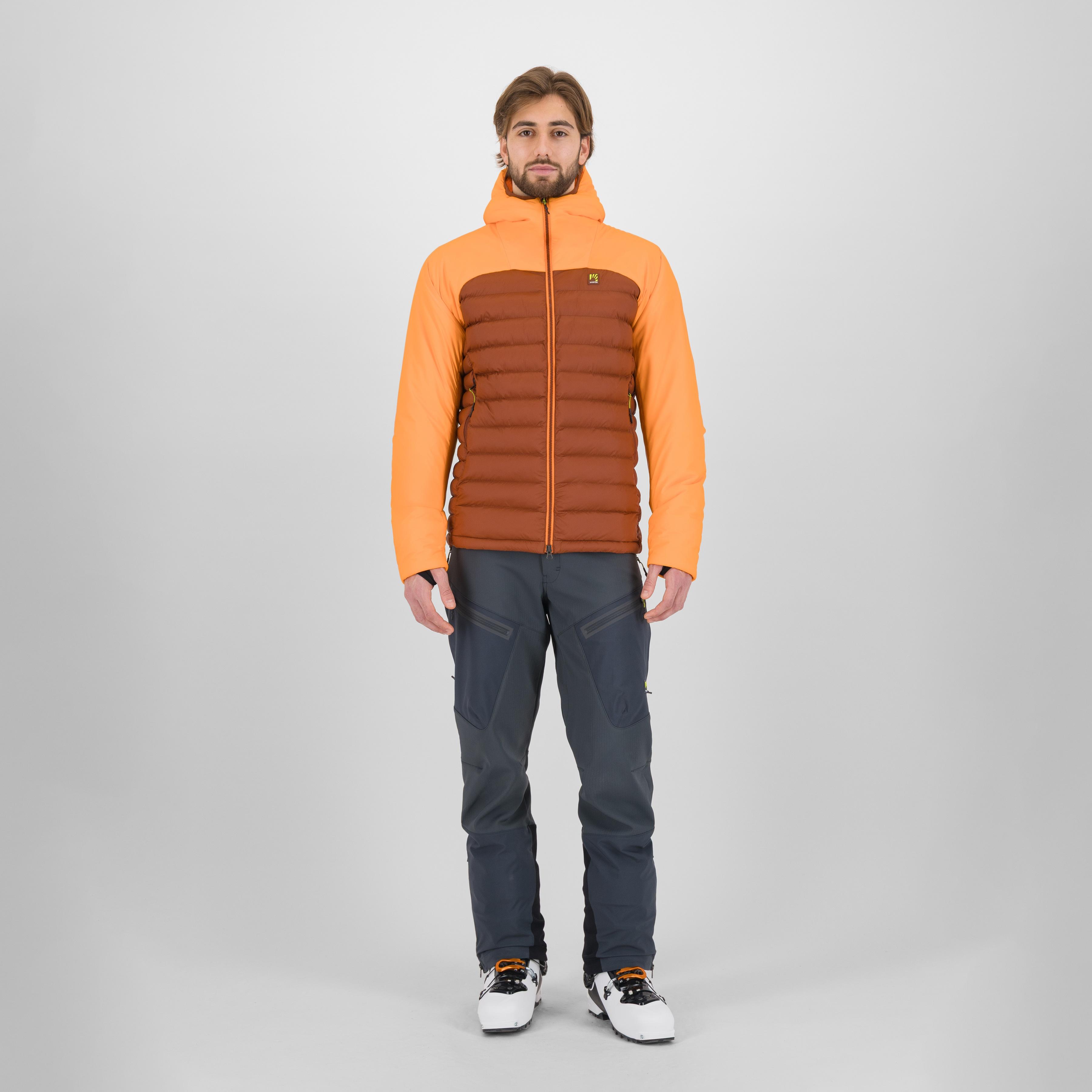 Sass d'ortiga hoodie jacket - mahogany/vibr.orange - karpos