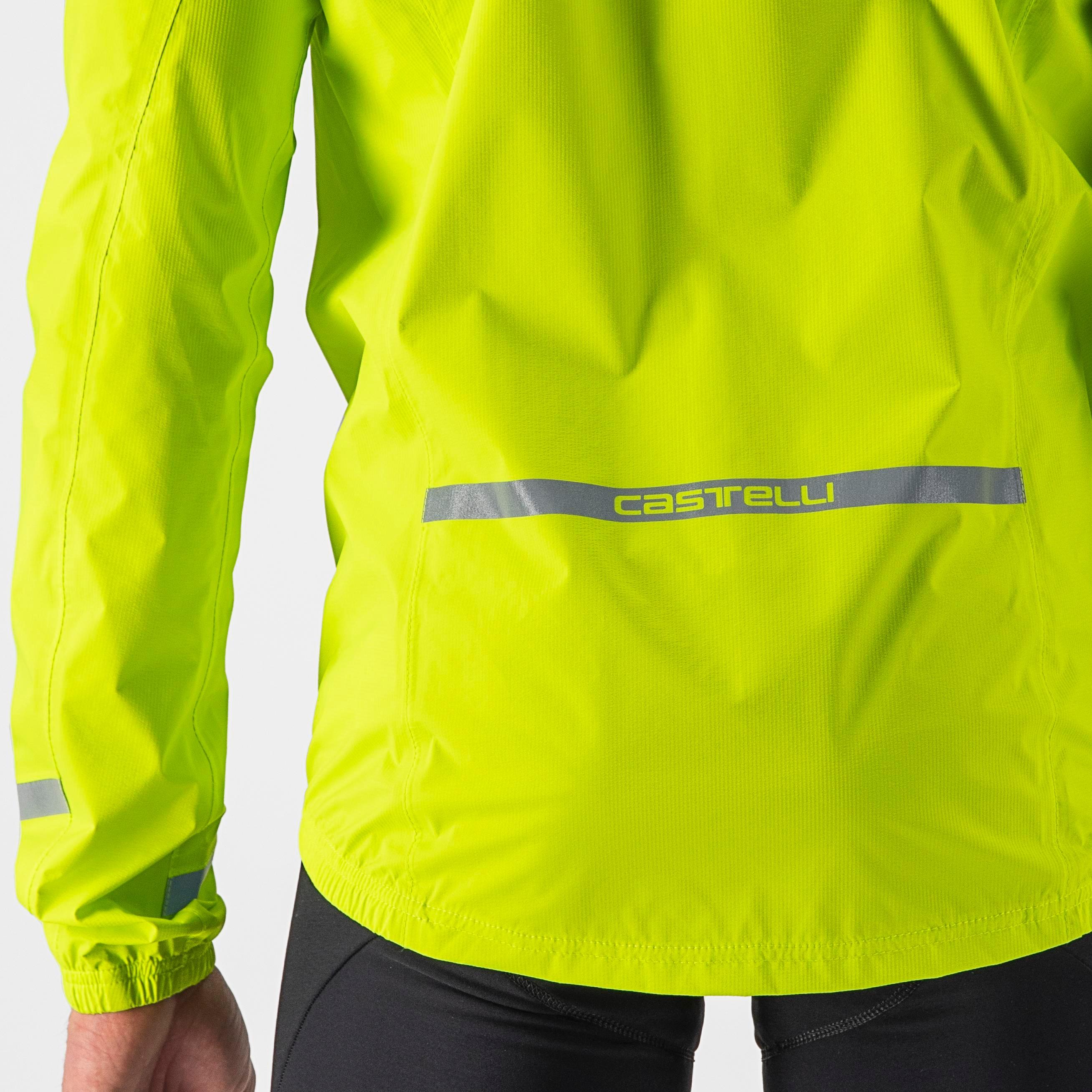 Emergency 2 rain jacket - electric lime - castelli