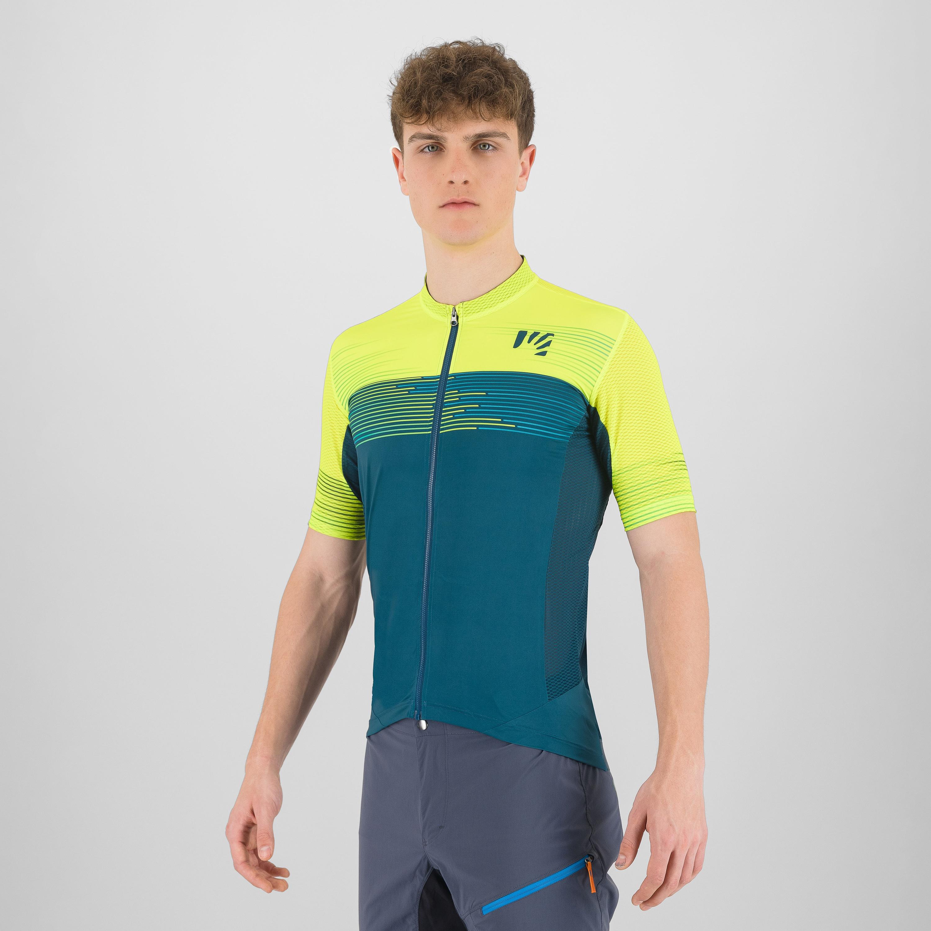 Green fire jersey - refl.pond/yellow f/enamel b. - karpos