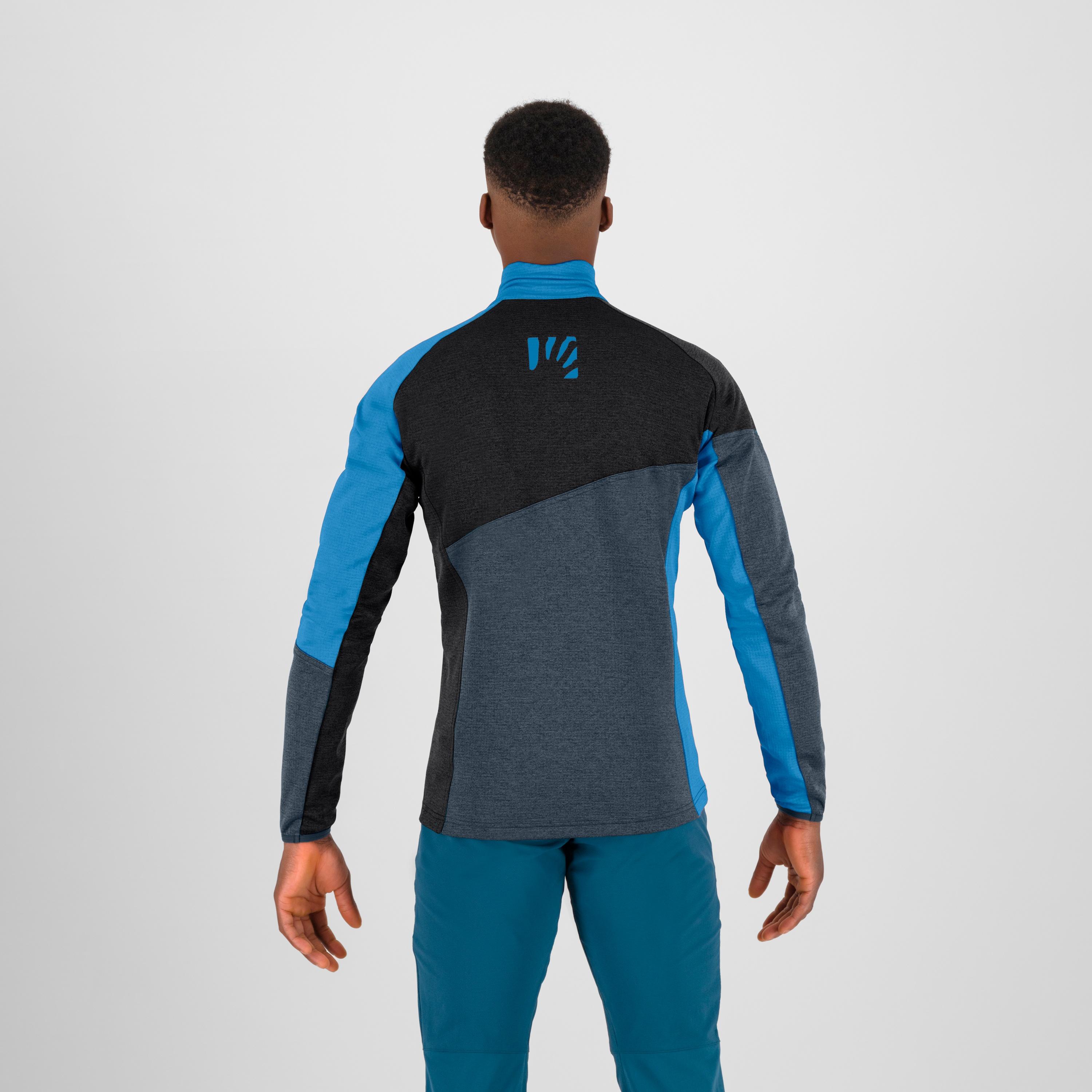Federa half-zip fleece - midnight/black/diva blue - karpos