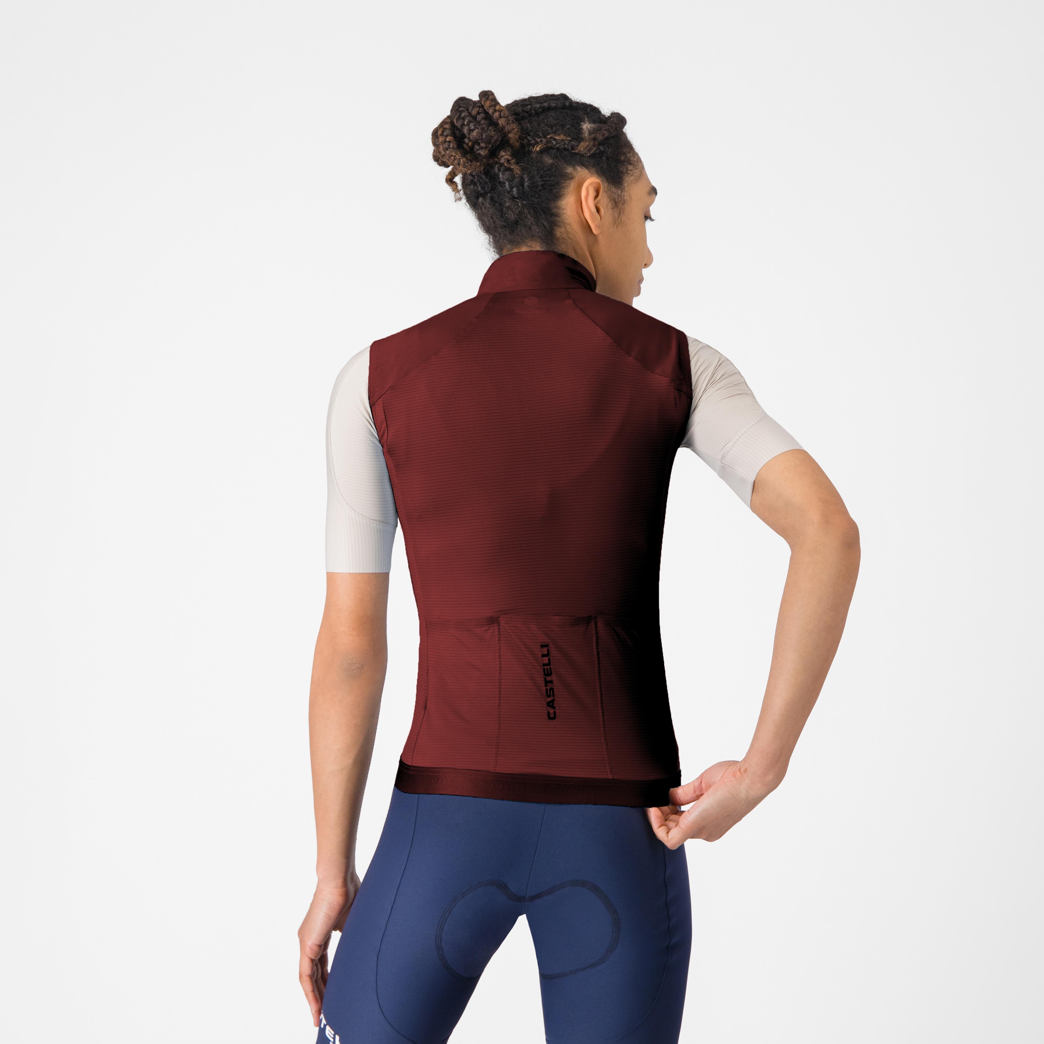 Espresso 2 w vest - garnet - castelli