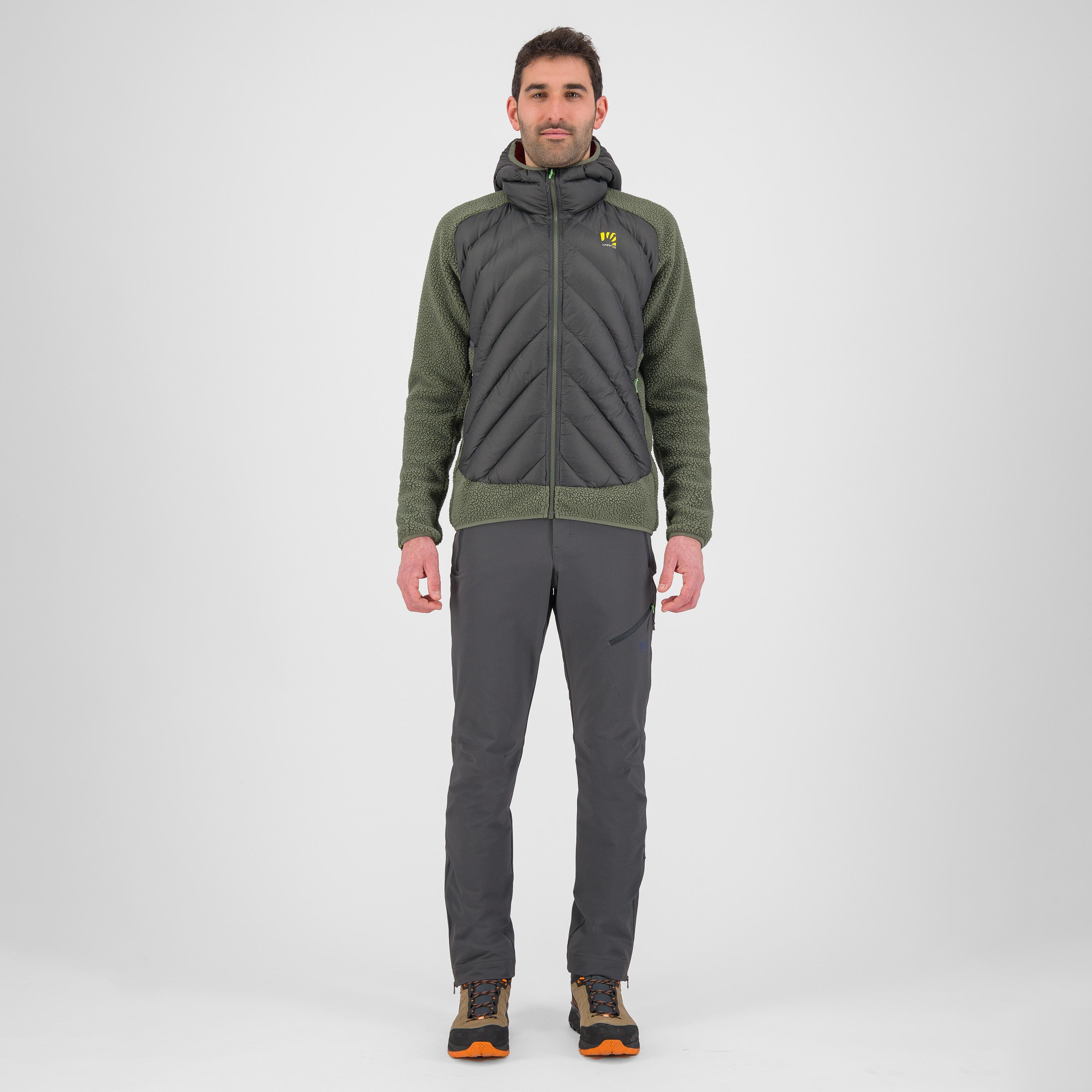 Marmarole tech jacket - black sand/thyme - karpos