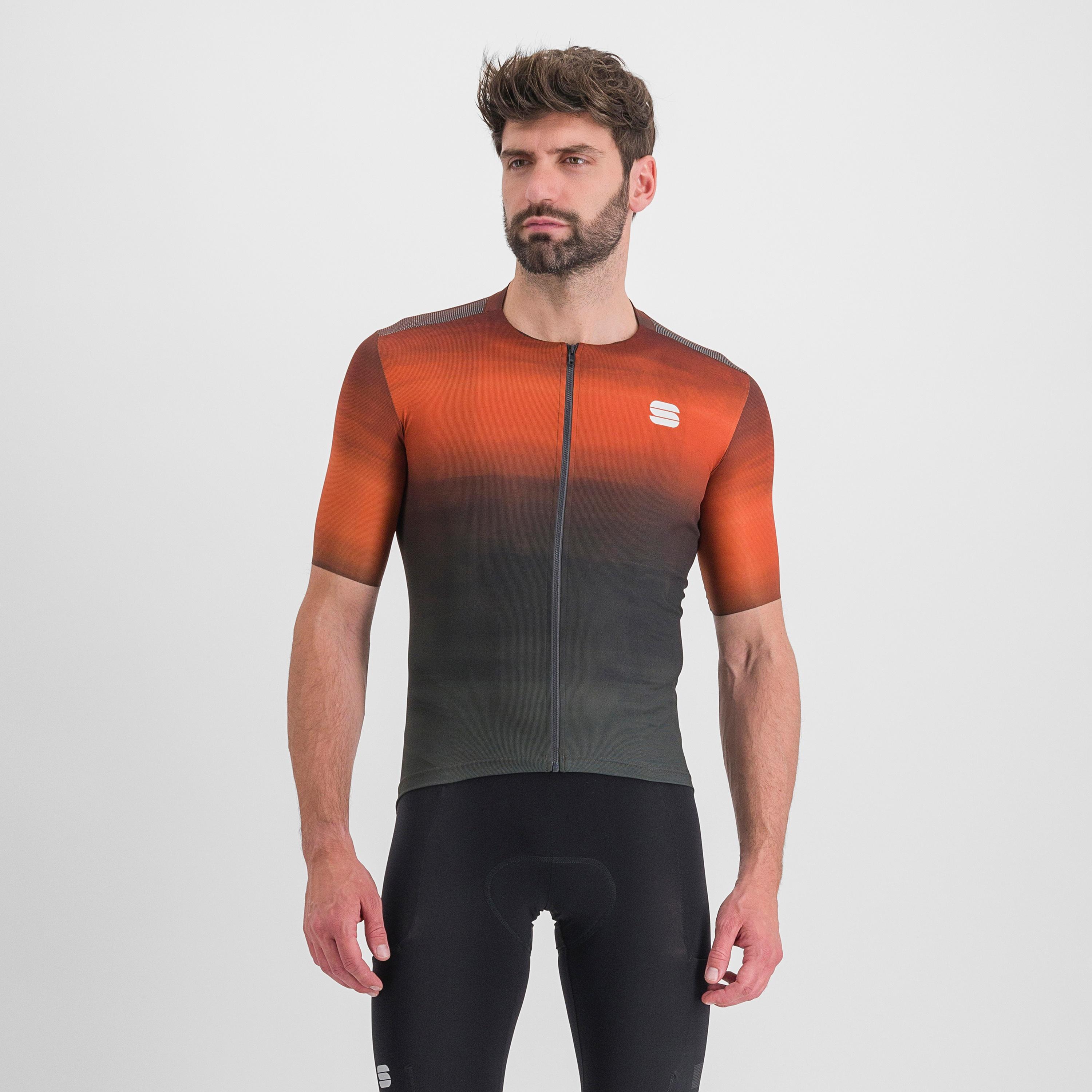 Flow supergiara jersey - hucklberry light red - sportful