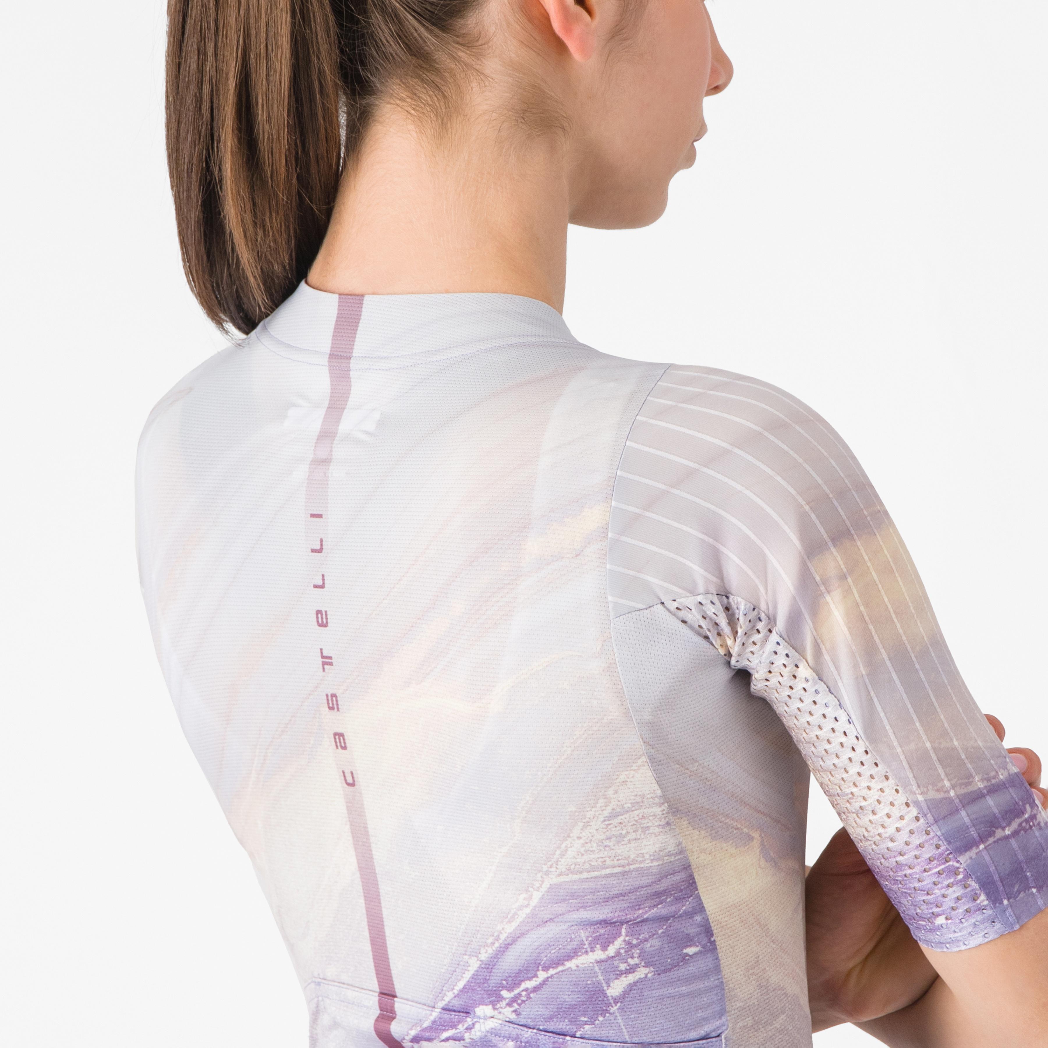 Aero pro 8s w jersey - multicolor purple - castelli