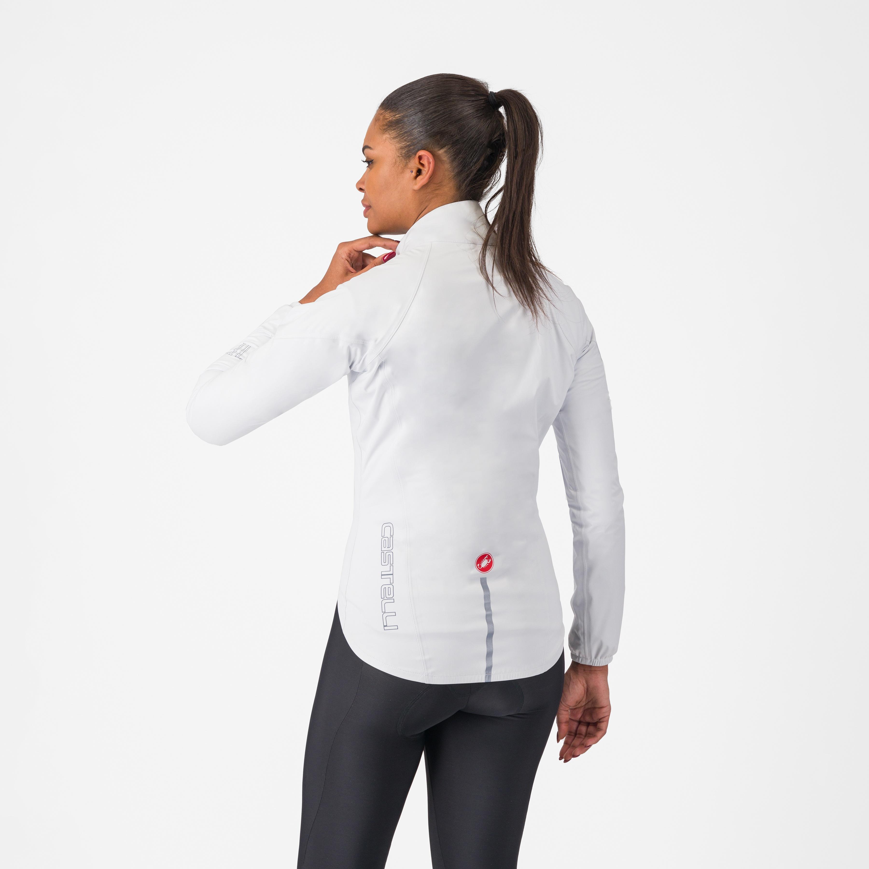Emergency 3 w rain jacket - white - castelli