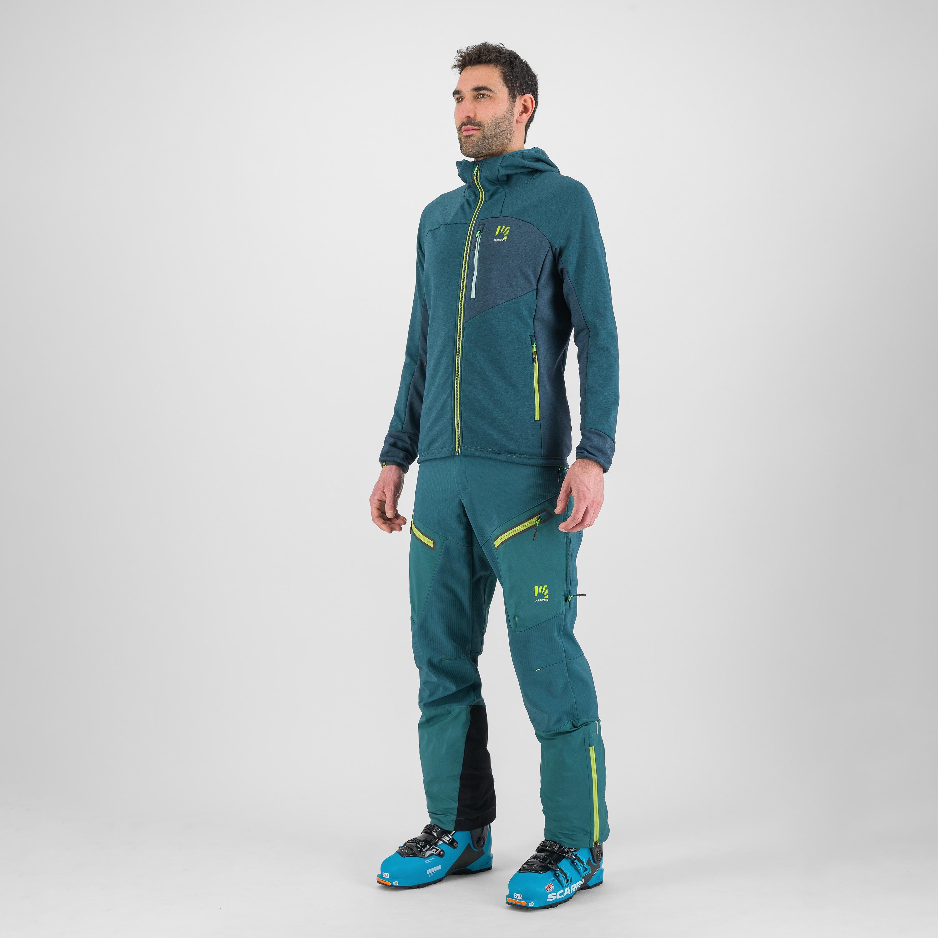 Mezzodi hoodie fleece - balsam/forest - karpos