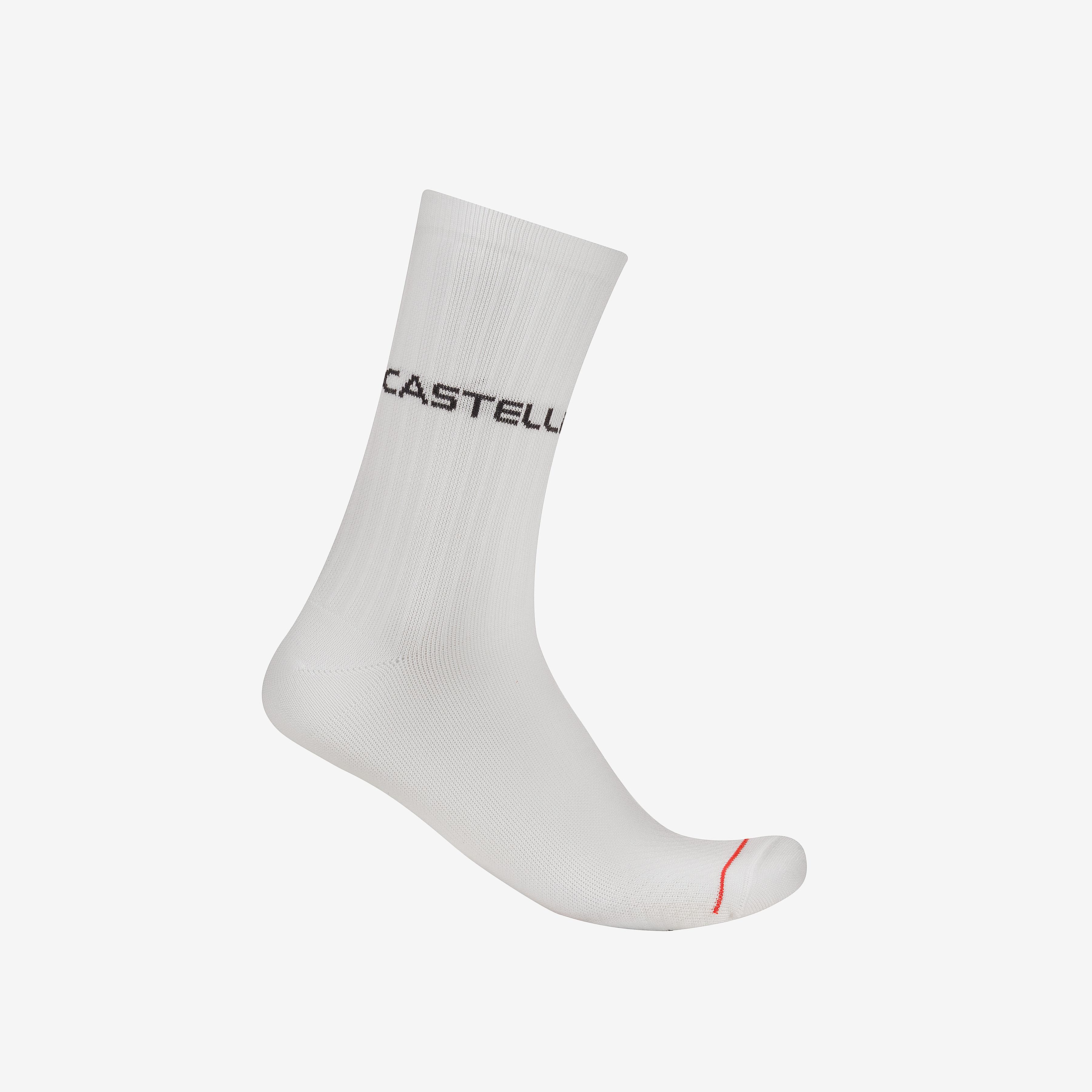 Casual sock - white - castelli