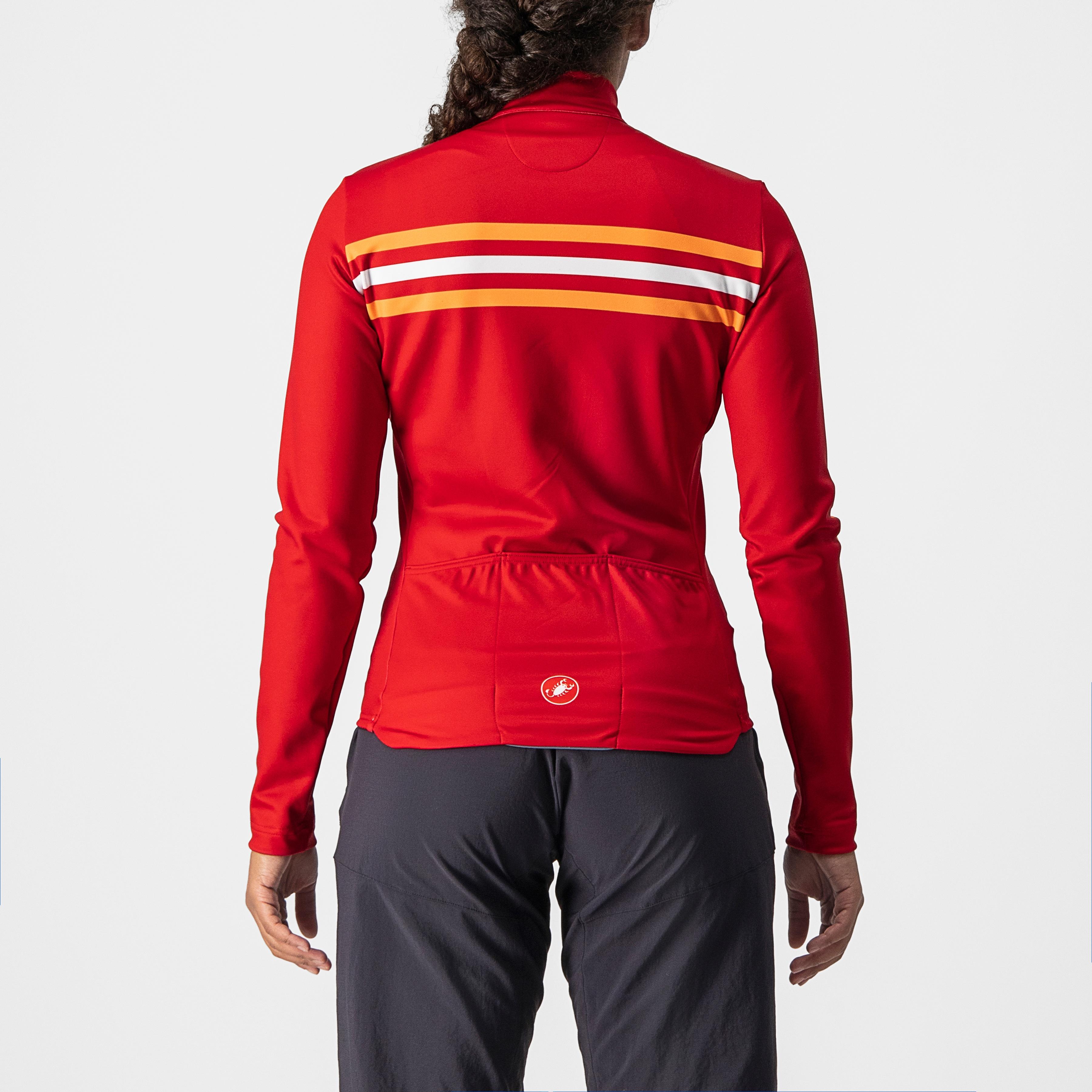 Unlimited w thermal jersey - dark red - castelli