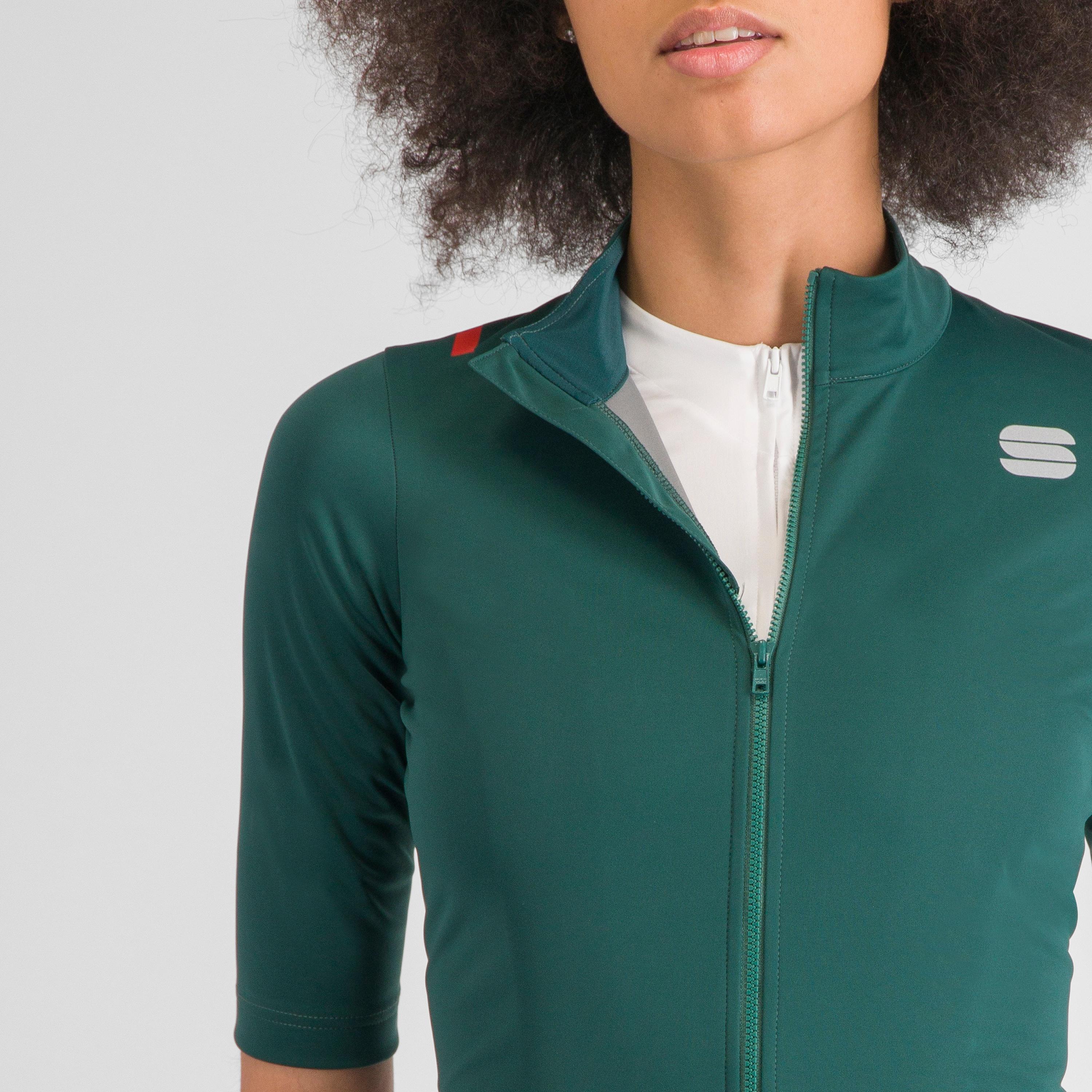 Fiandre light  short sleeve w jacket - shrub green - sportful