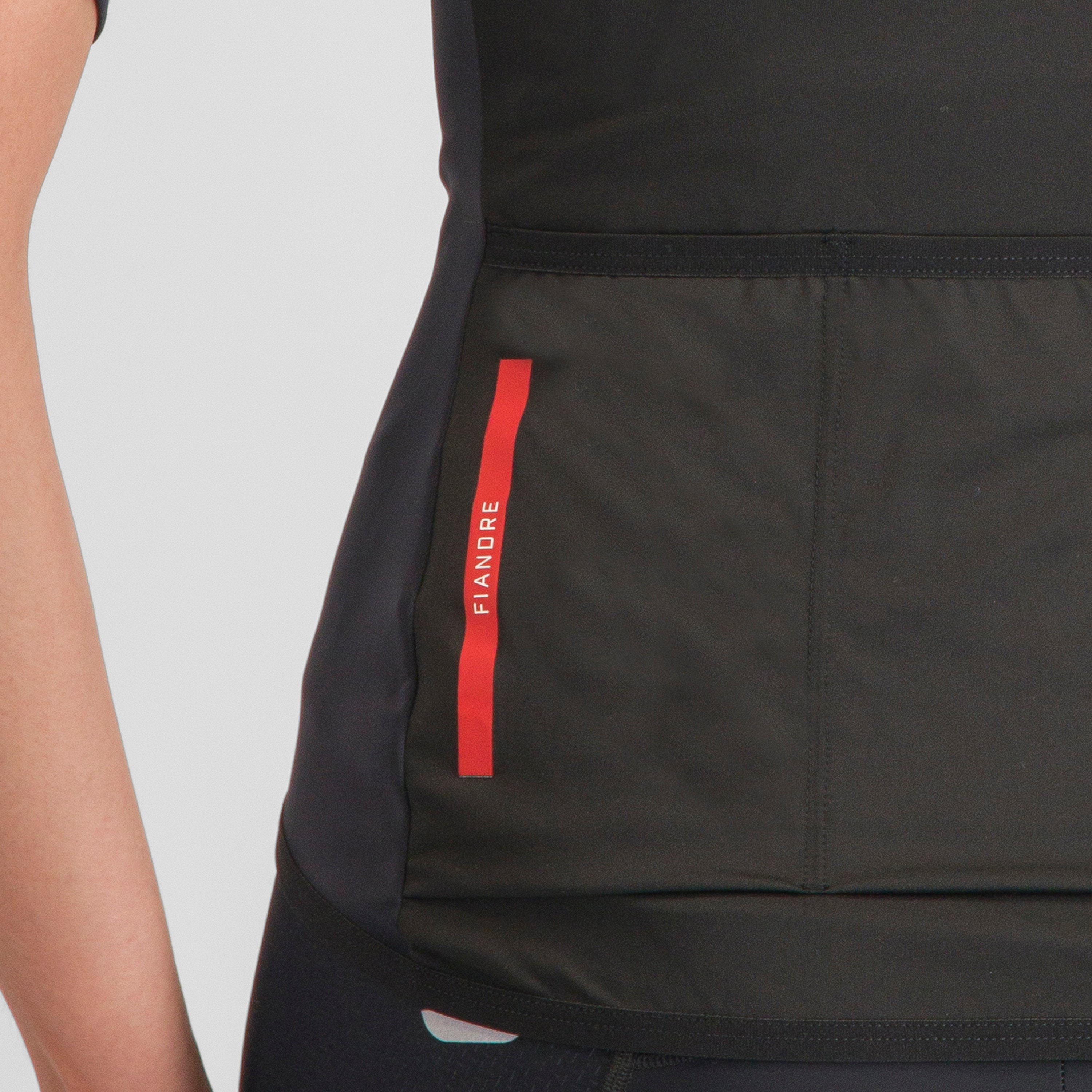Fiandre light  short sleeve w jacket - black - sportful
