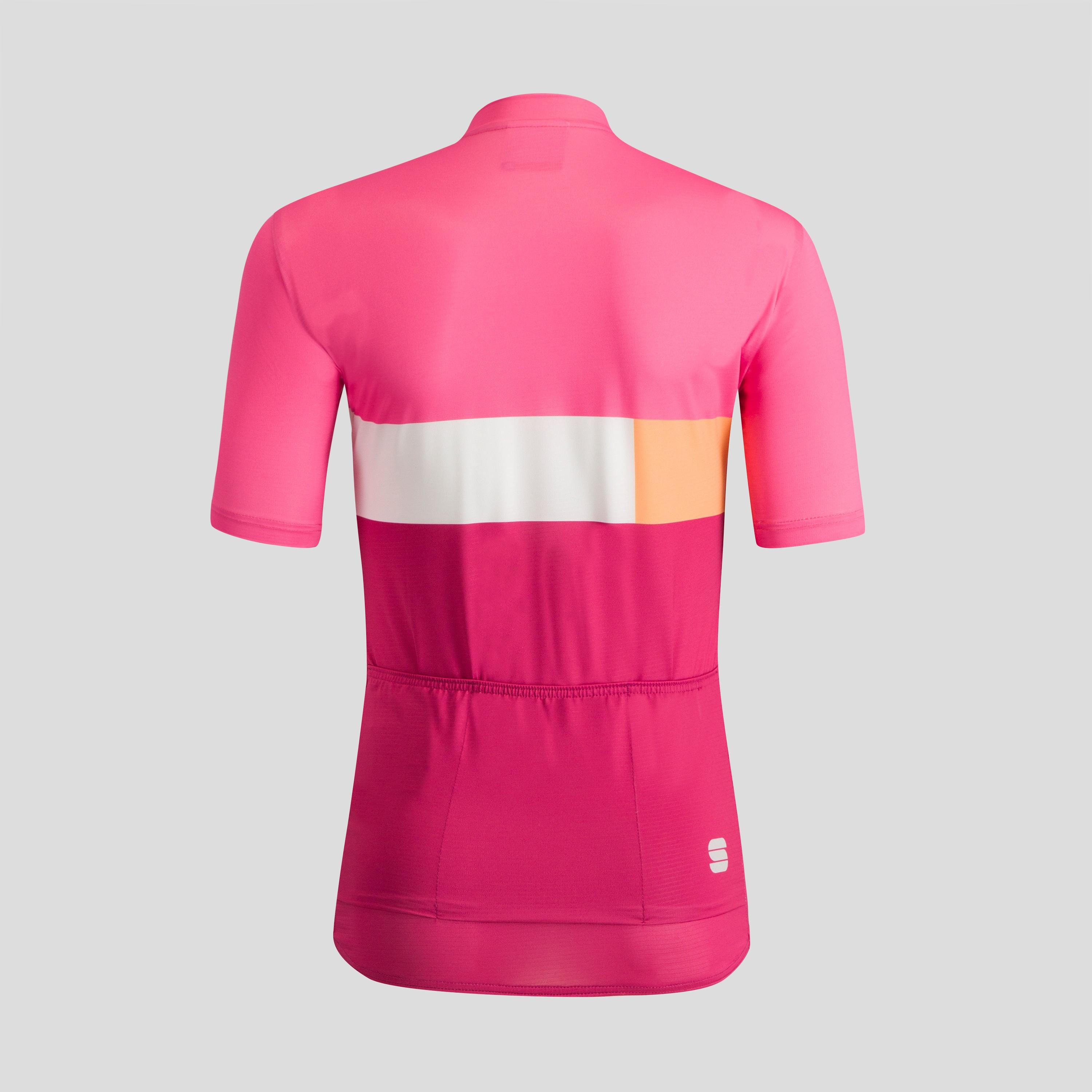 Snap kid jersey - carmine rose cyclamine - sportful