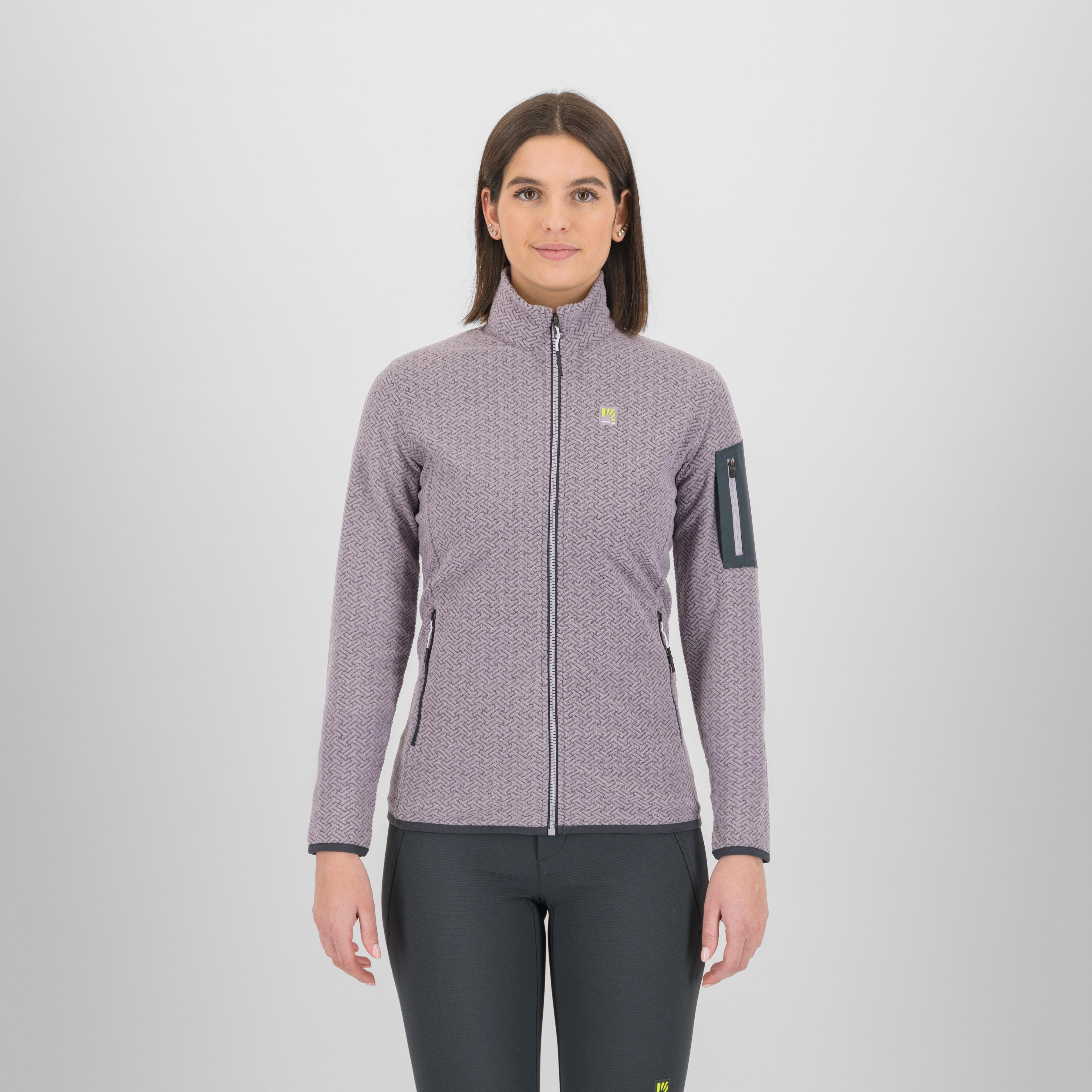 Mesdi' w fleece - lavender/woodl.gray - karpos