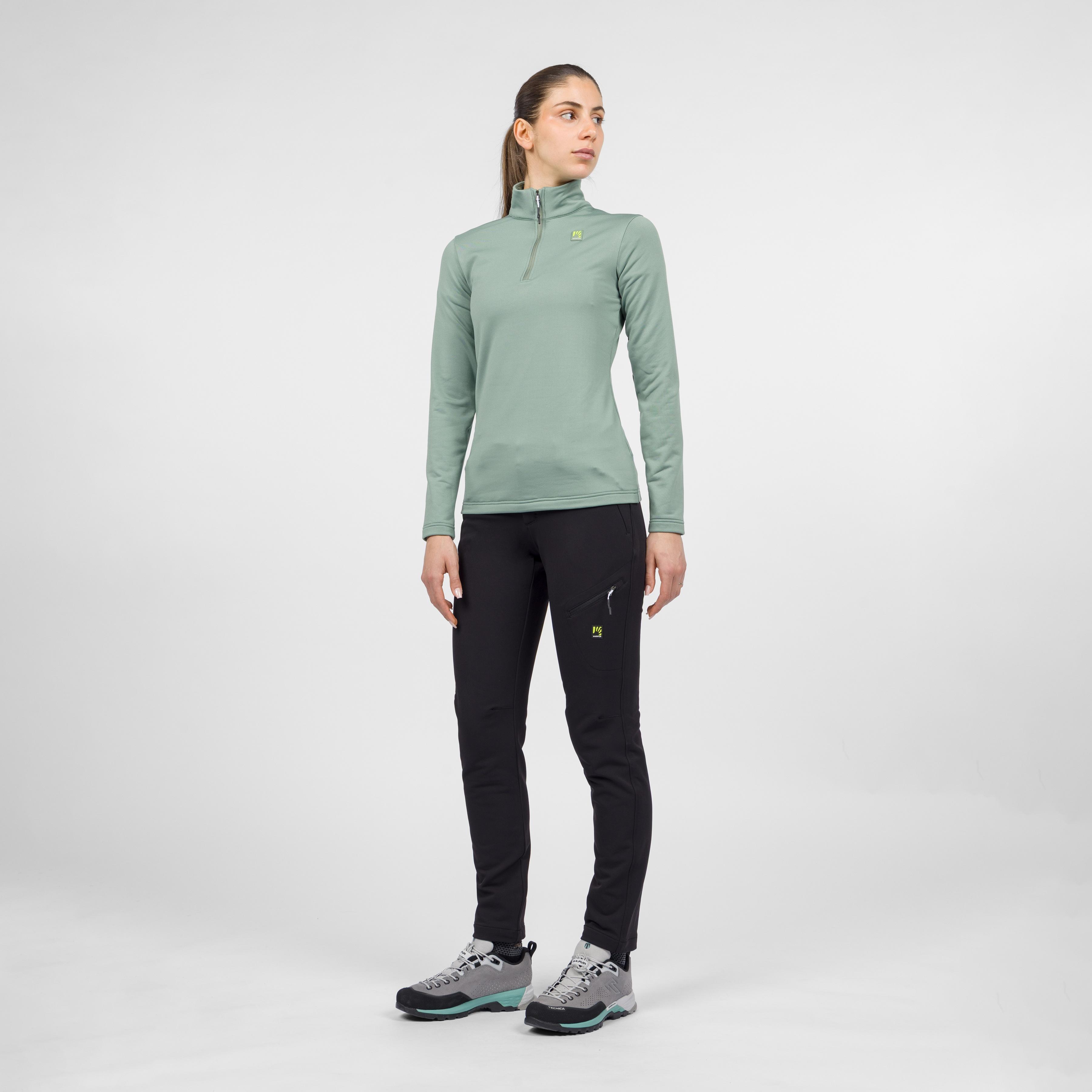 Pizzocco evo w half zip fleece - hedge - karpos
