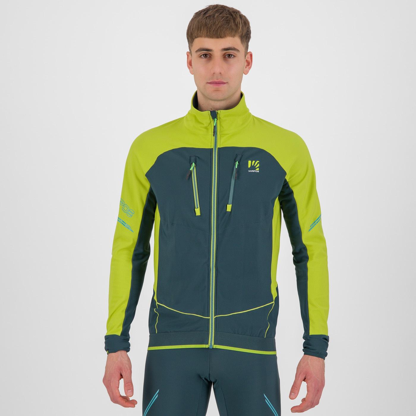 Alagna evo jacket - forest/kiwi colada - karpos