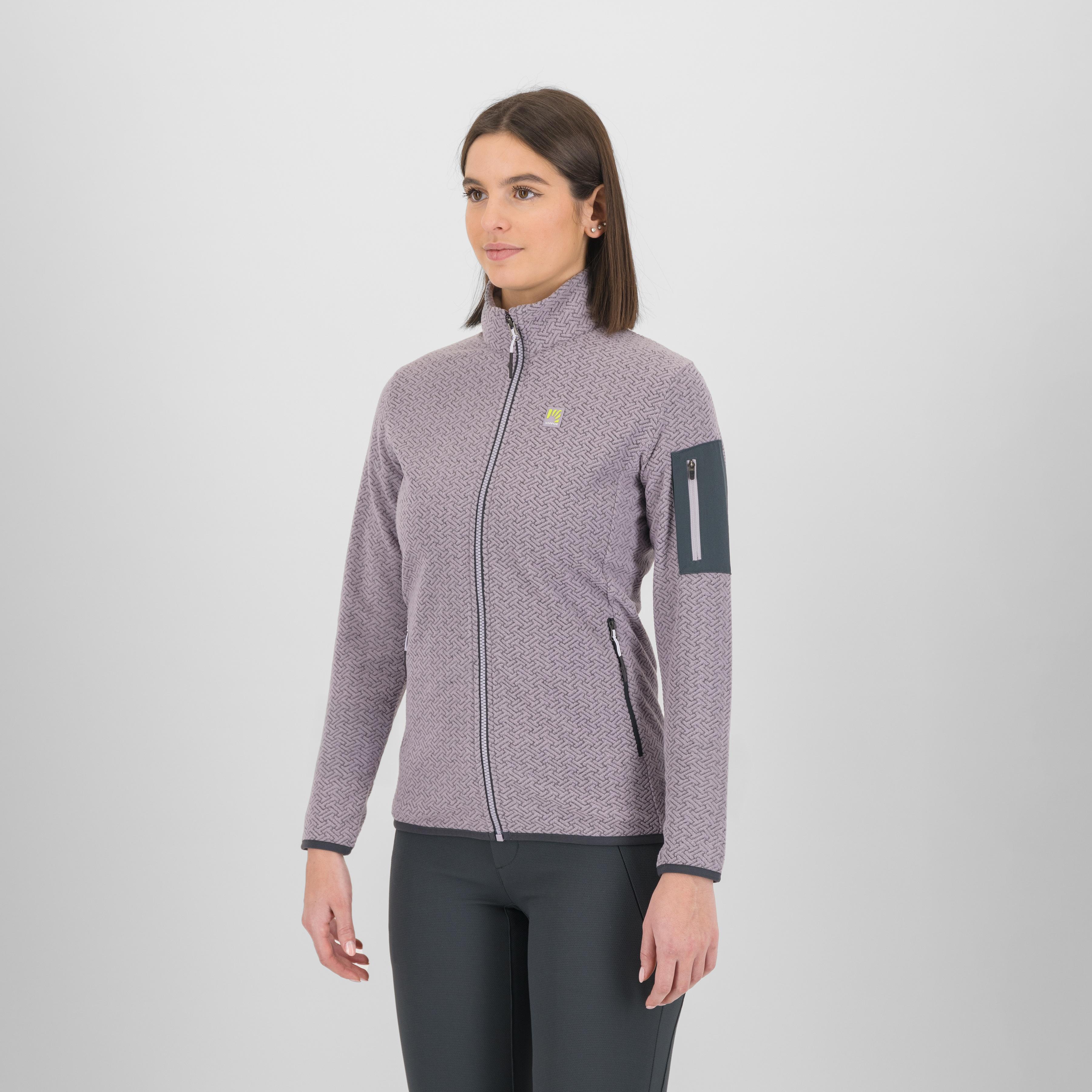 Mesdi' w fleece - lavender/woodl.gray - karpos