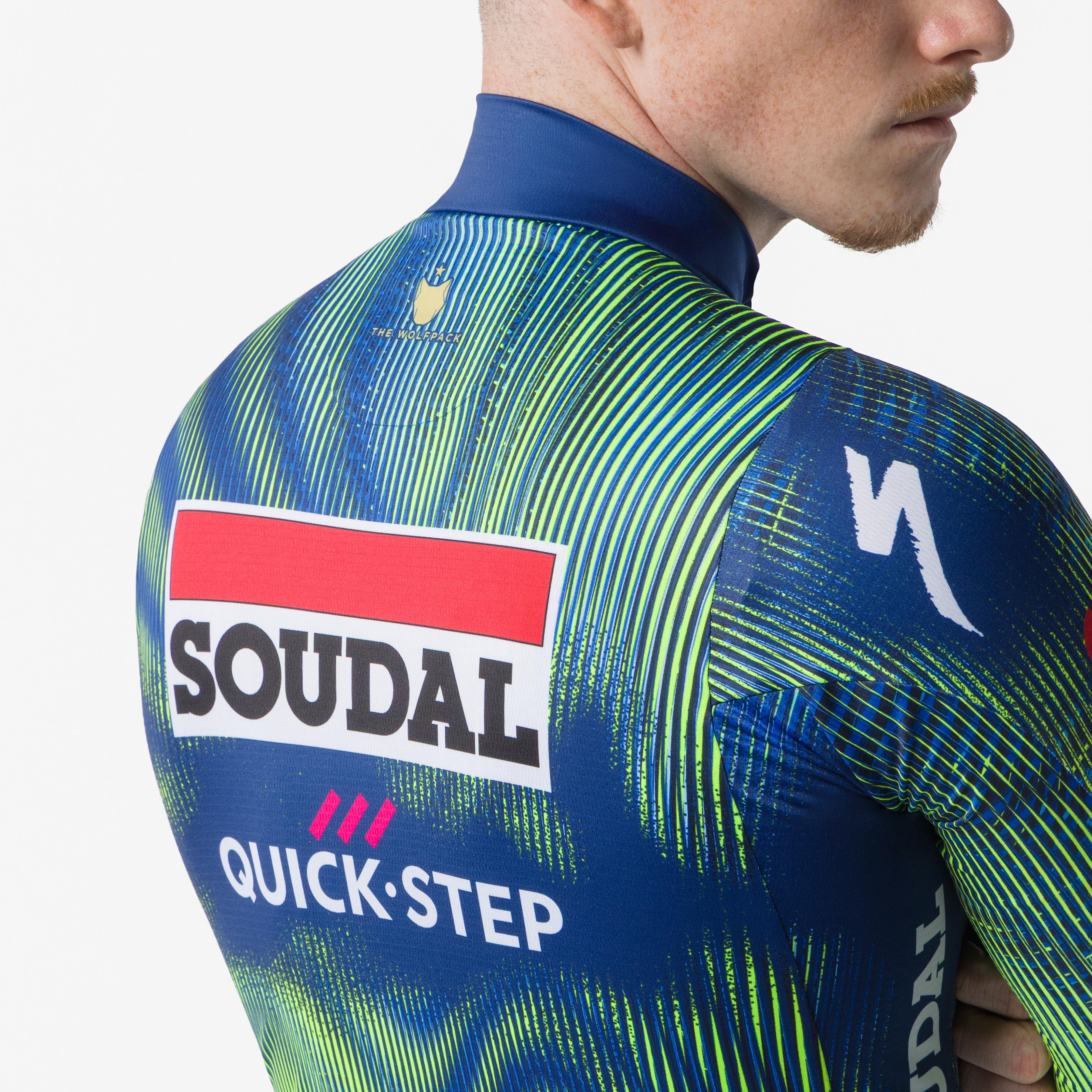 Mid weight 2 ls jersey - blue/electric lime - castelli
