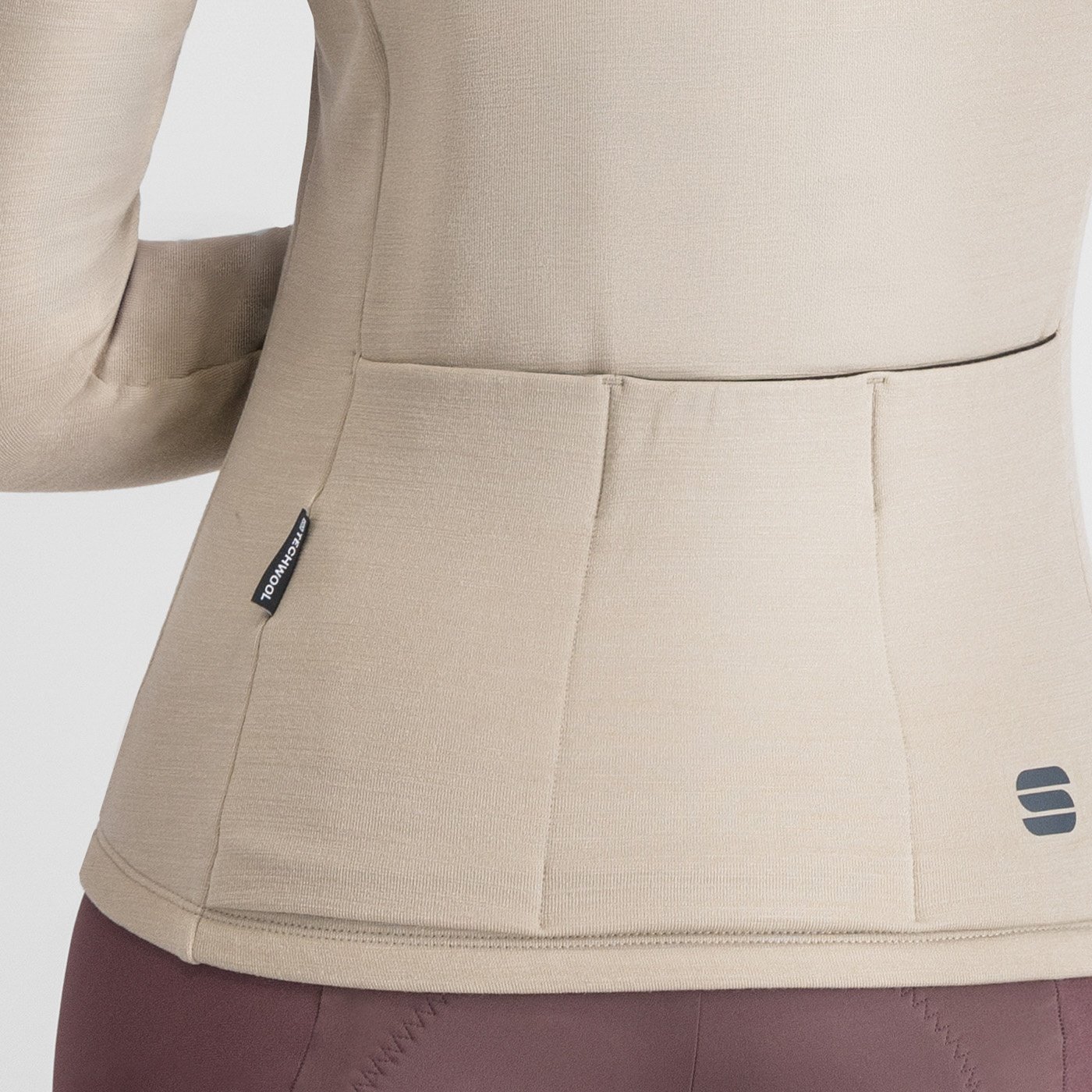Supergiara wool w jersey - sand - sportful