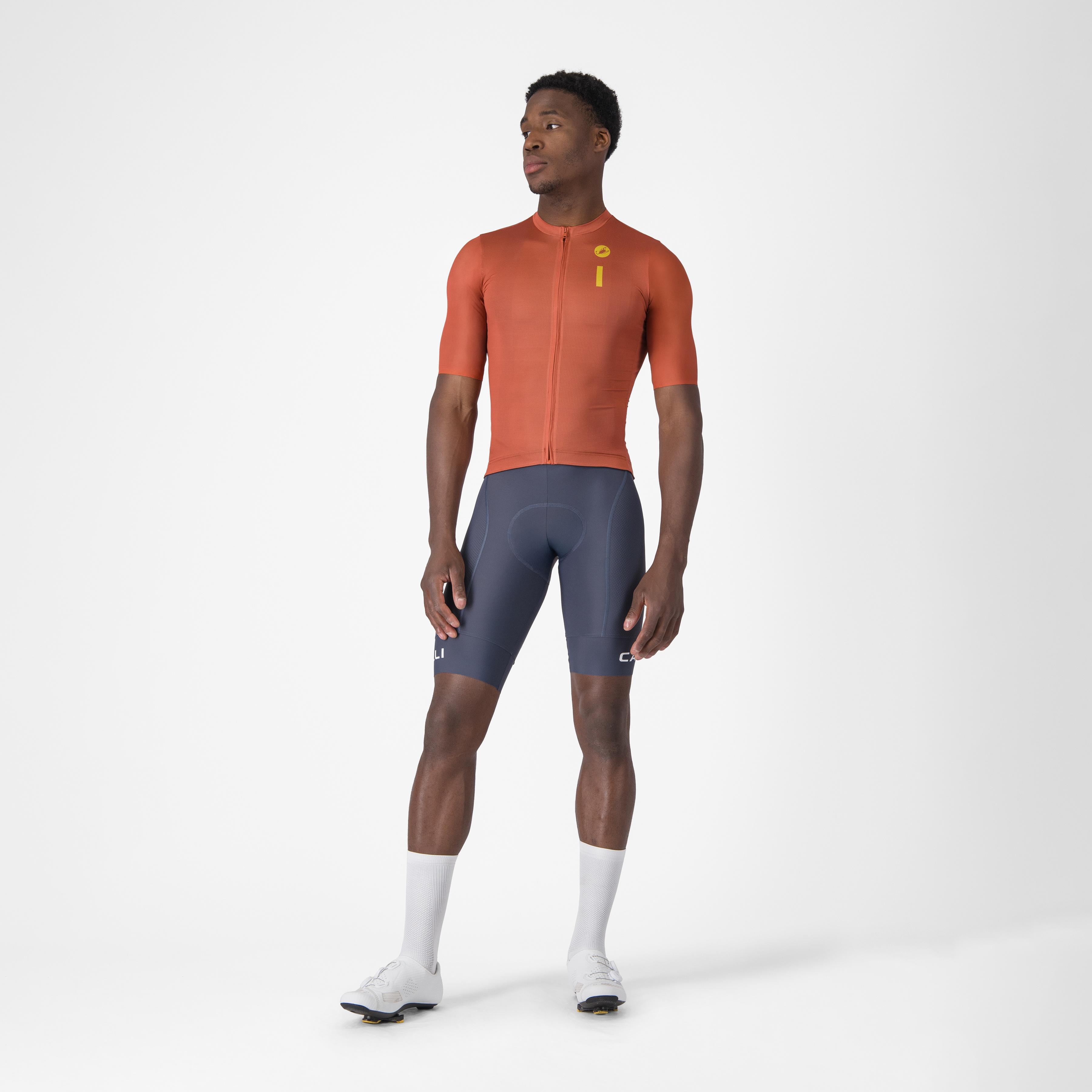 Drittone logo jersey - paprika/mango mojito - castelli