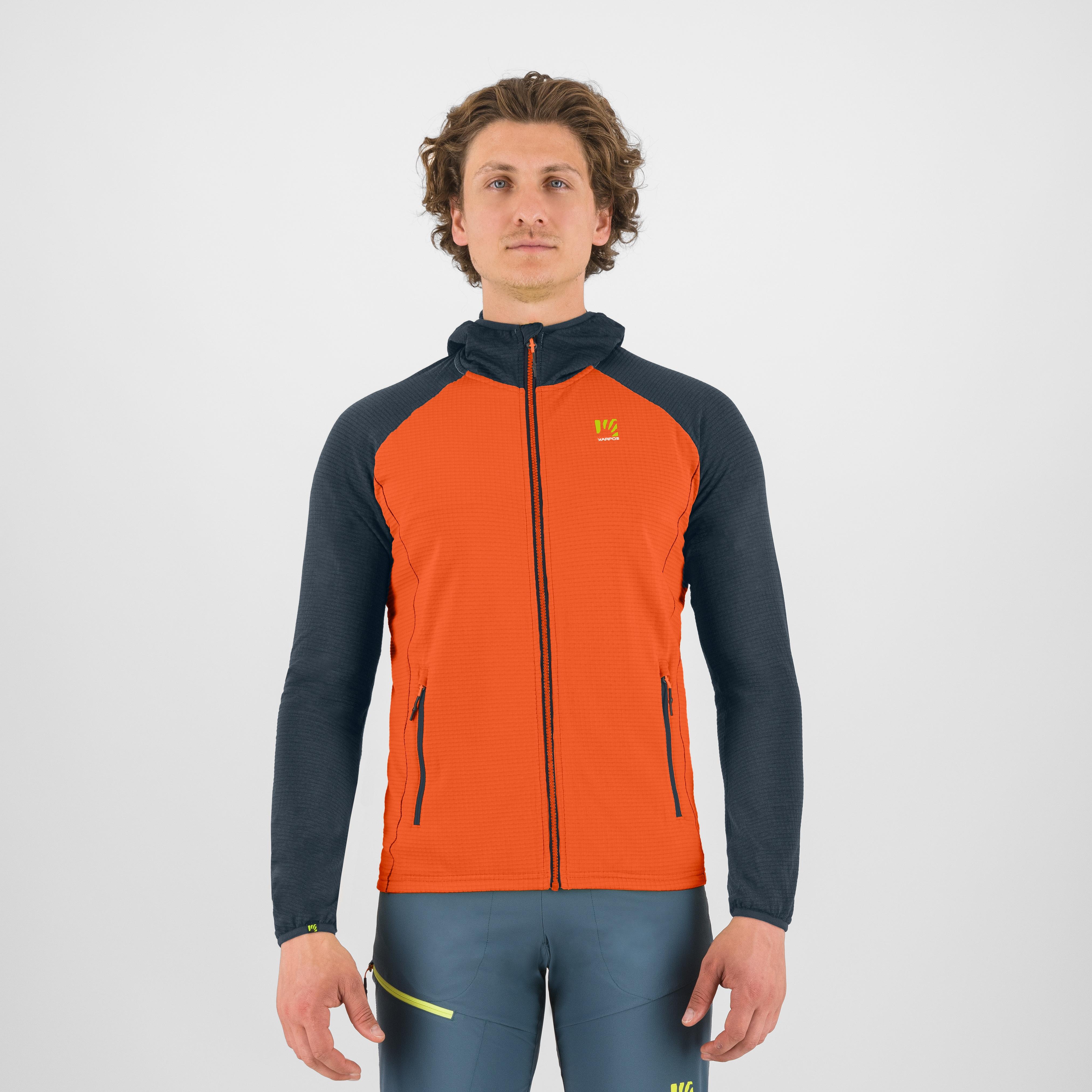 Ambrizzola full-zip hoodie - scarlet ibis/outer space - karpos