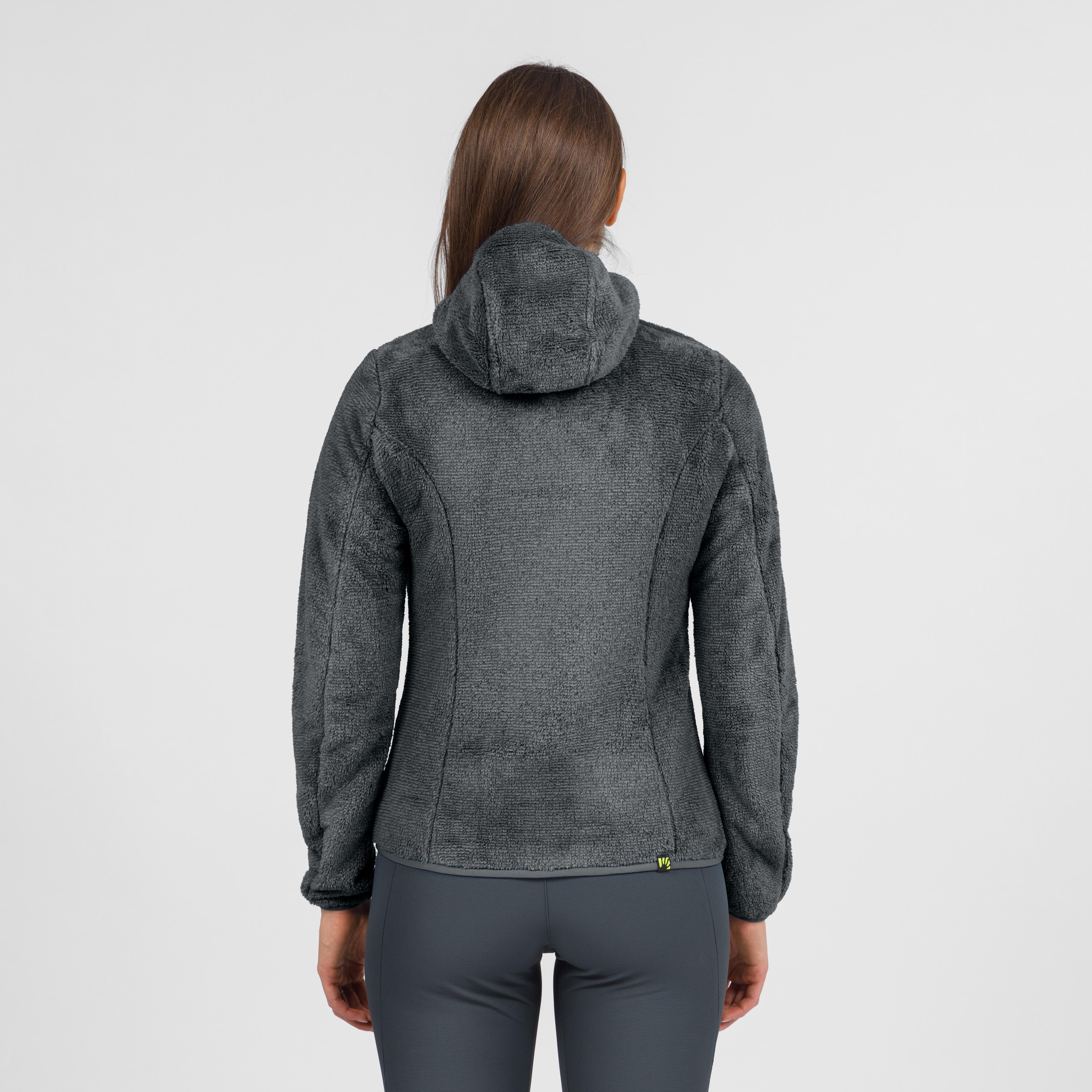 Vertice hoodie w fleece - woodl.gray - karpos
