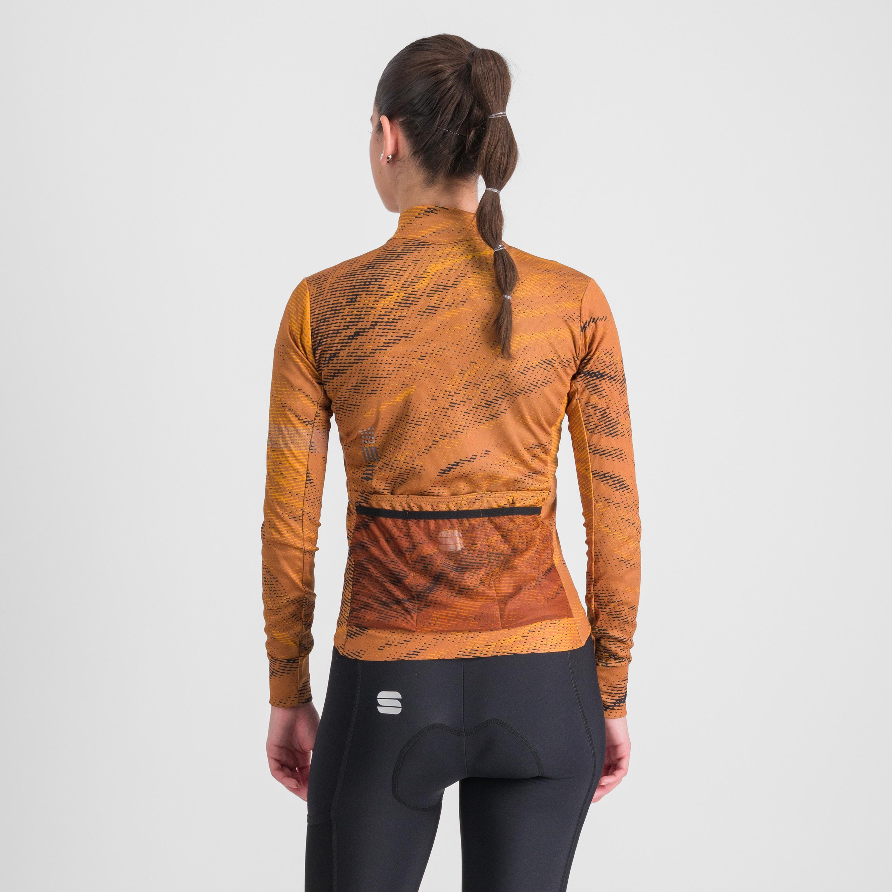 Cliff supergiara w thermal jersey - leather golden oak black - sportful