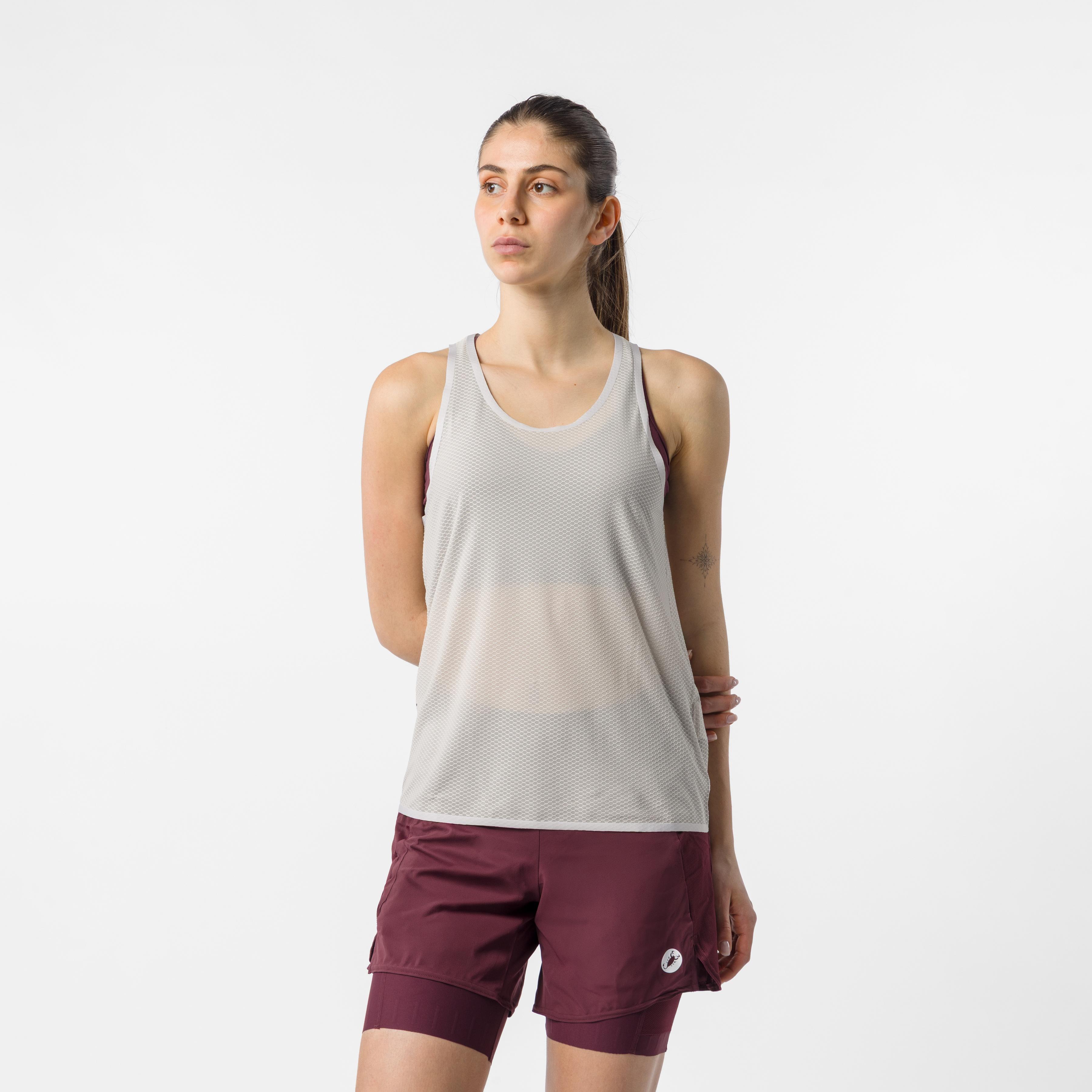 Comfort travel mesh top - silver moon - castelli