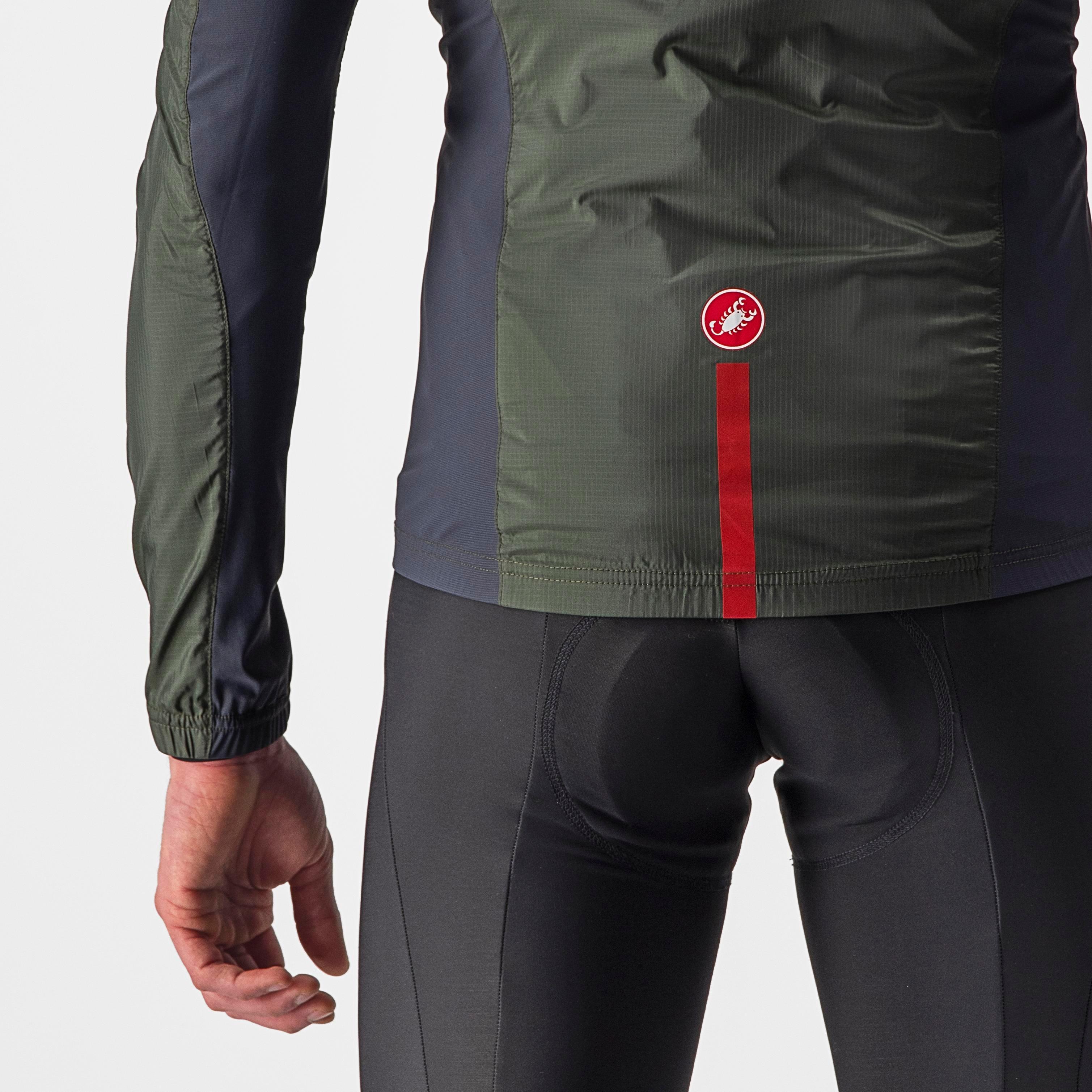 Squadra stretch jacket - military green/dark gray - castelli