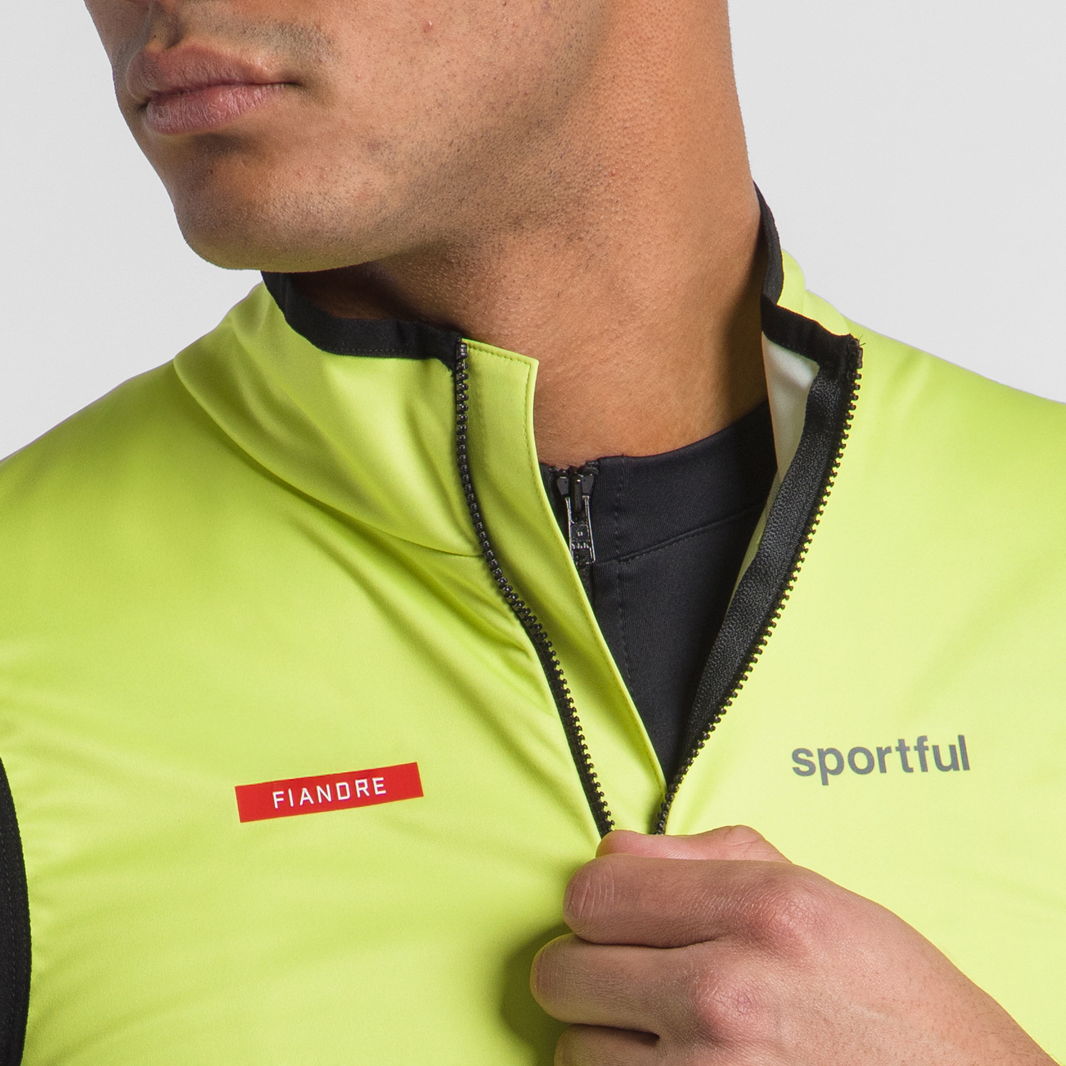 Fiandre 2 vest - neon whisper - sportful