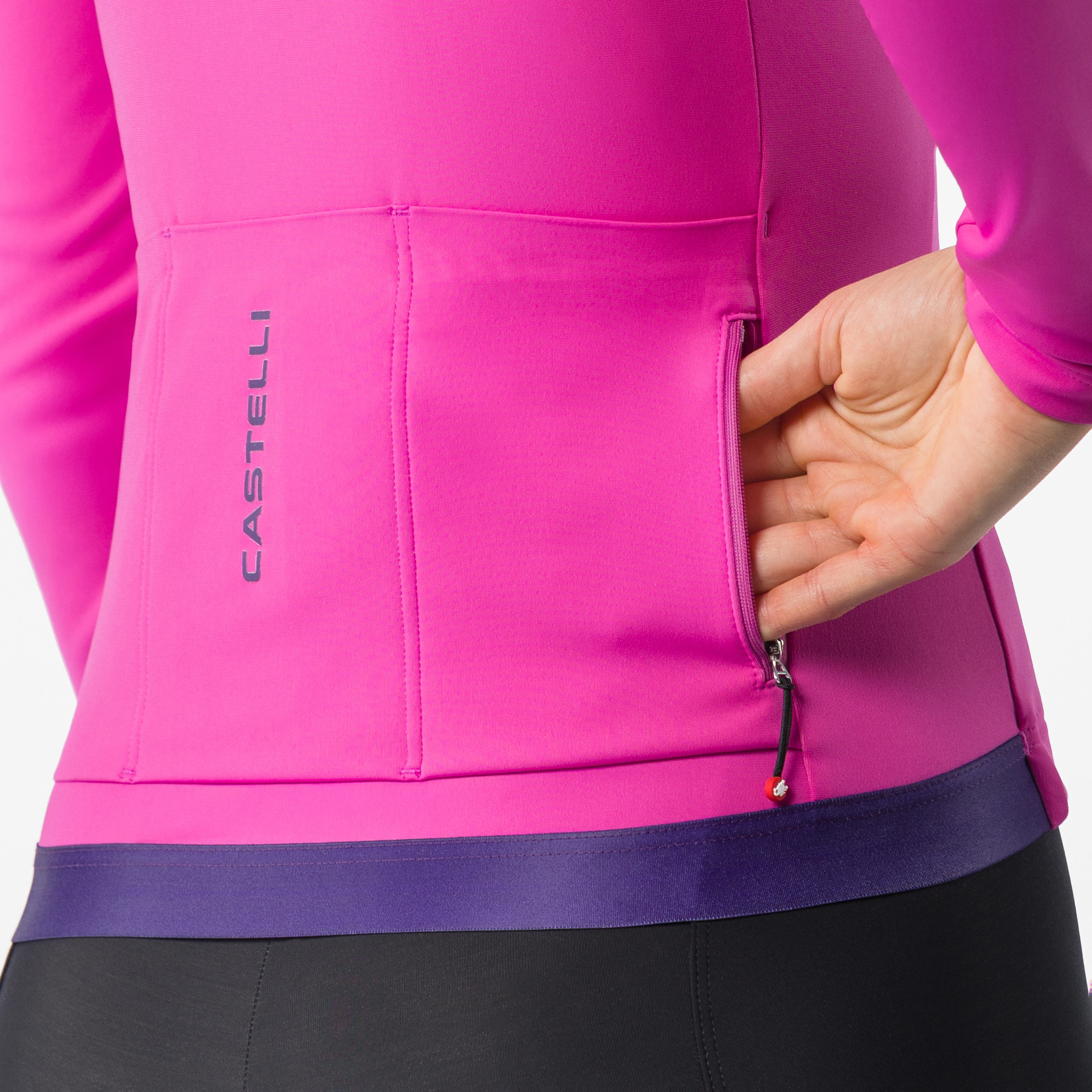 Espresso thermal 2 w jersey - violet pink - castelli