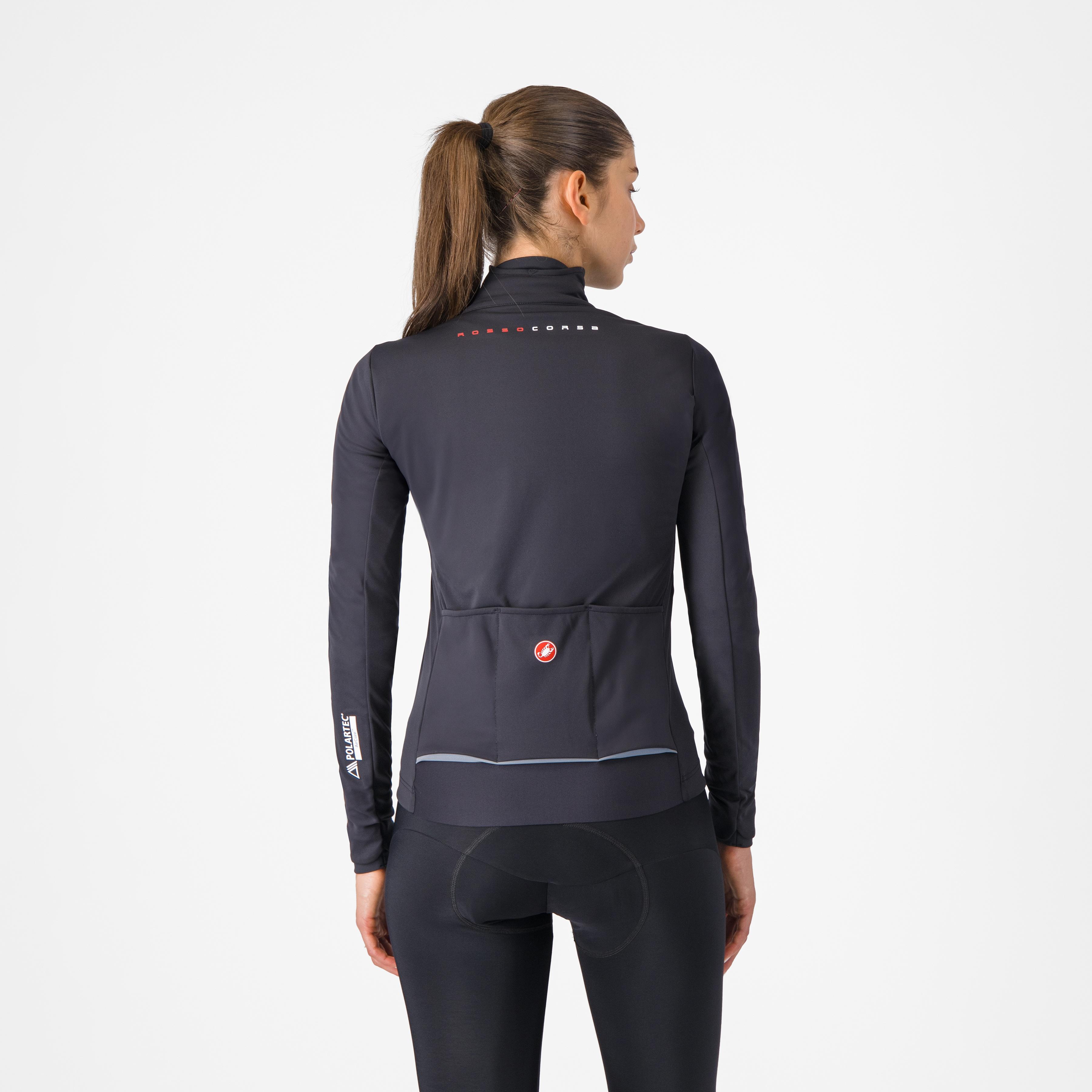 Alpha 150 w jacket - light black/black - castelli