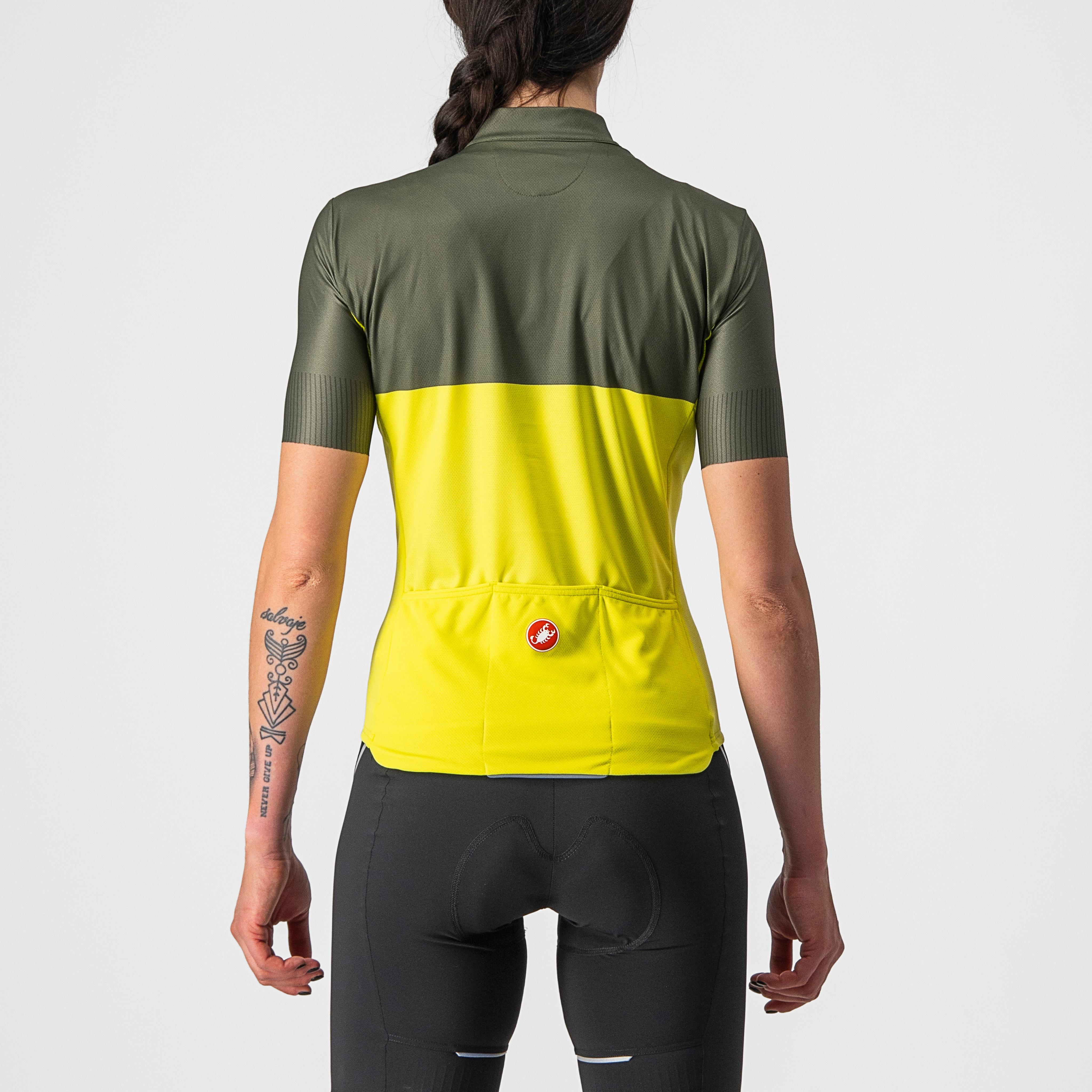 Velocissima jersey - sulphur/military green - castelli