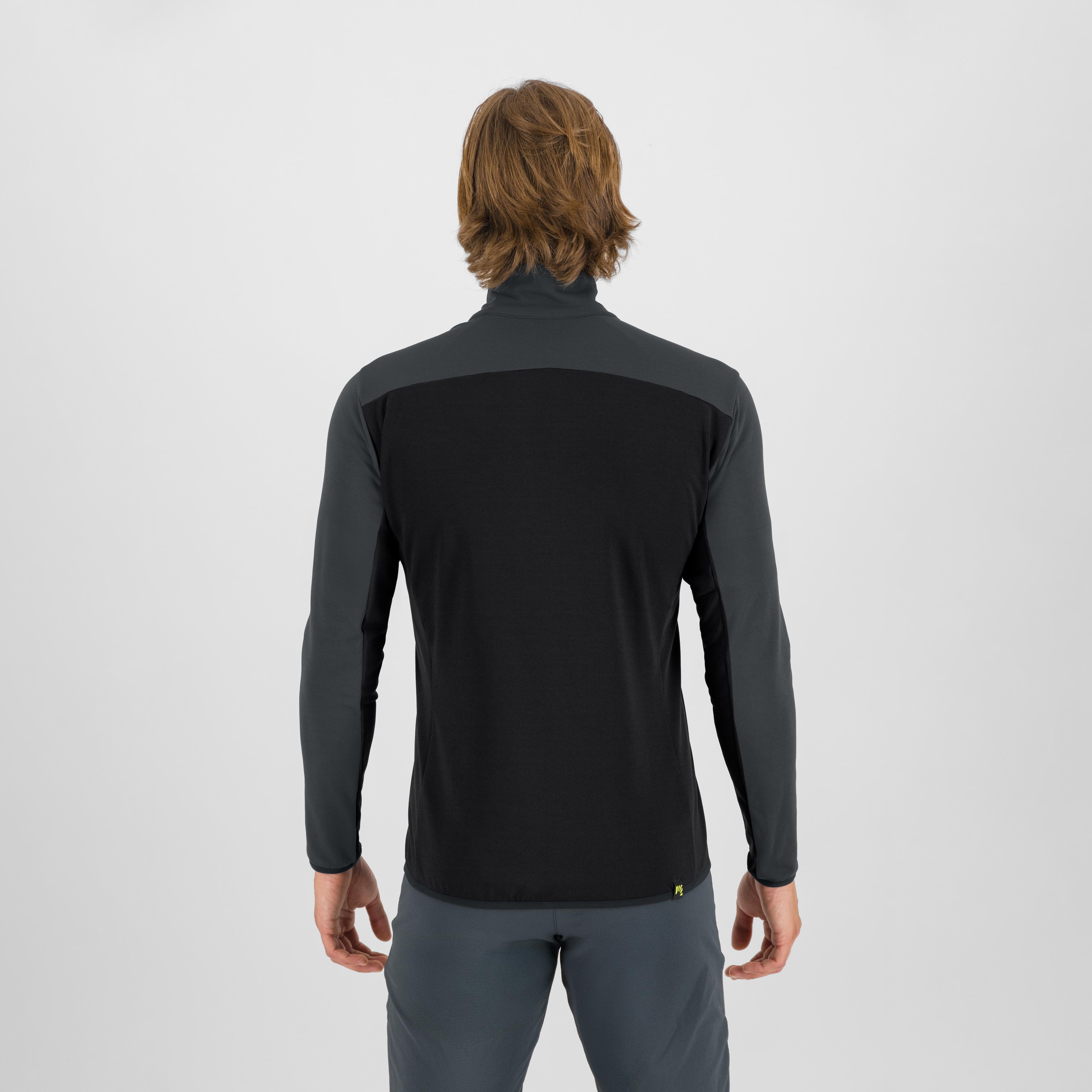 Bigontina full zip fleece - black/woodl.gray - karpos