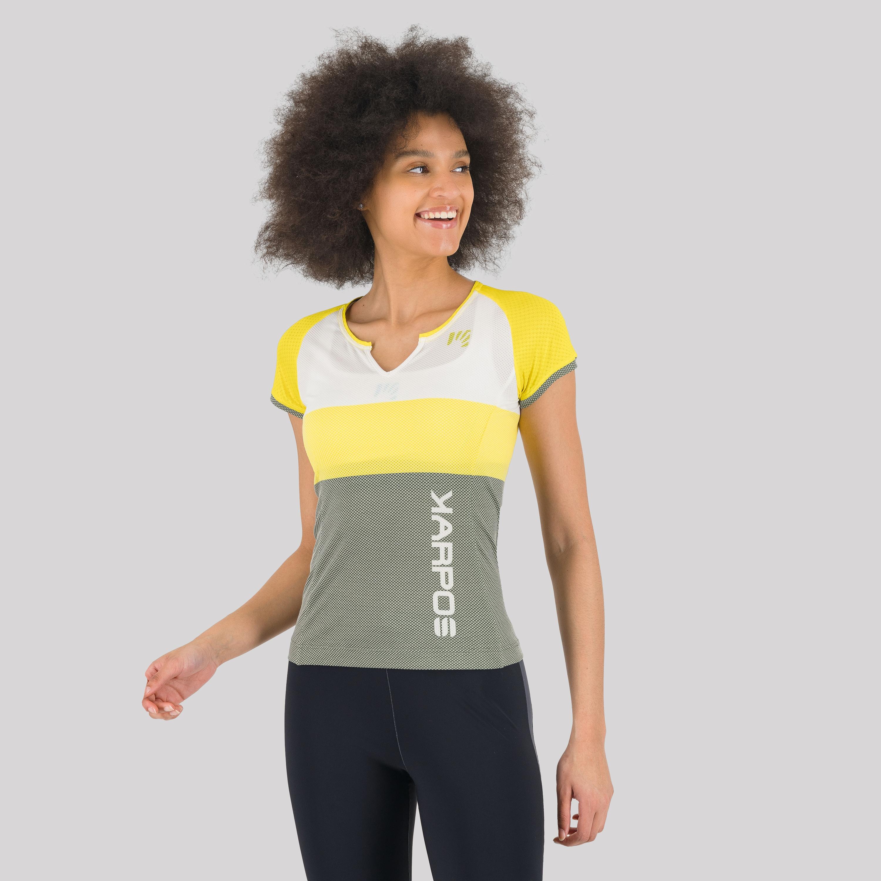 Moved evo w jersey - rifle green/buttercup - karpos