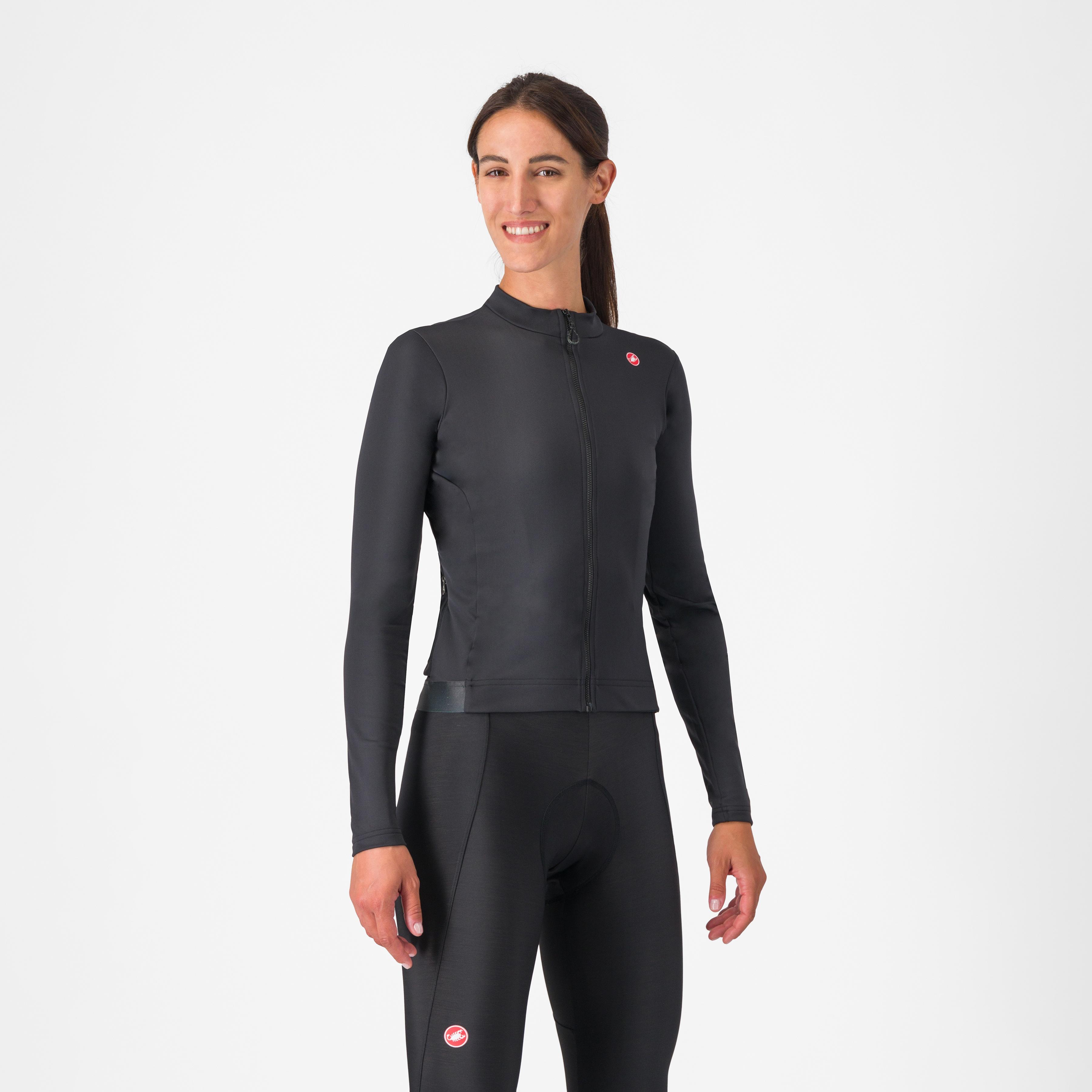 Espresso thermal w jersey - light black - castelli