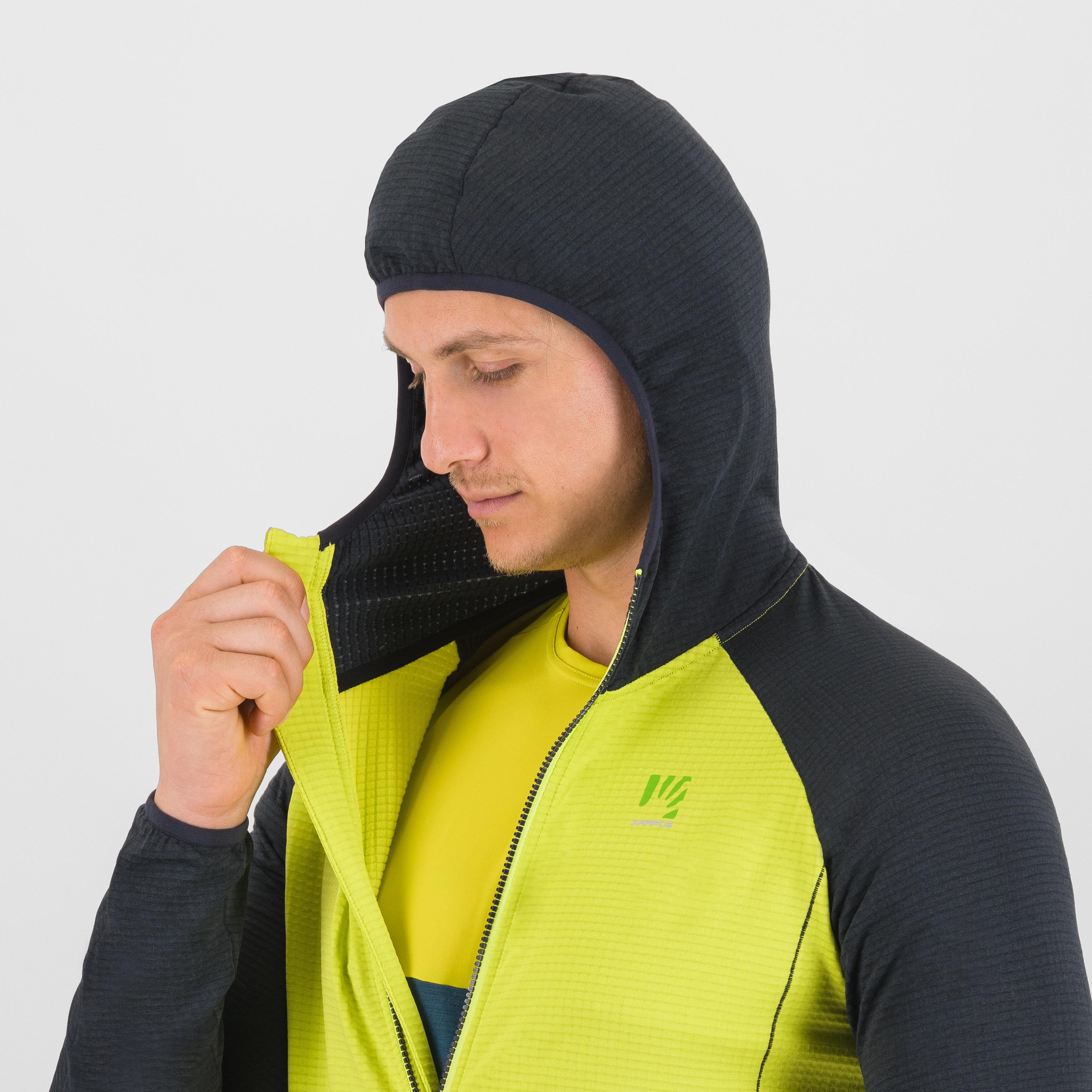Ambrizzola full-zip hoodie - primrose/vulcan - karpos