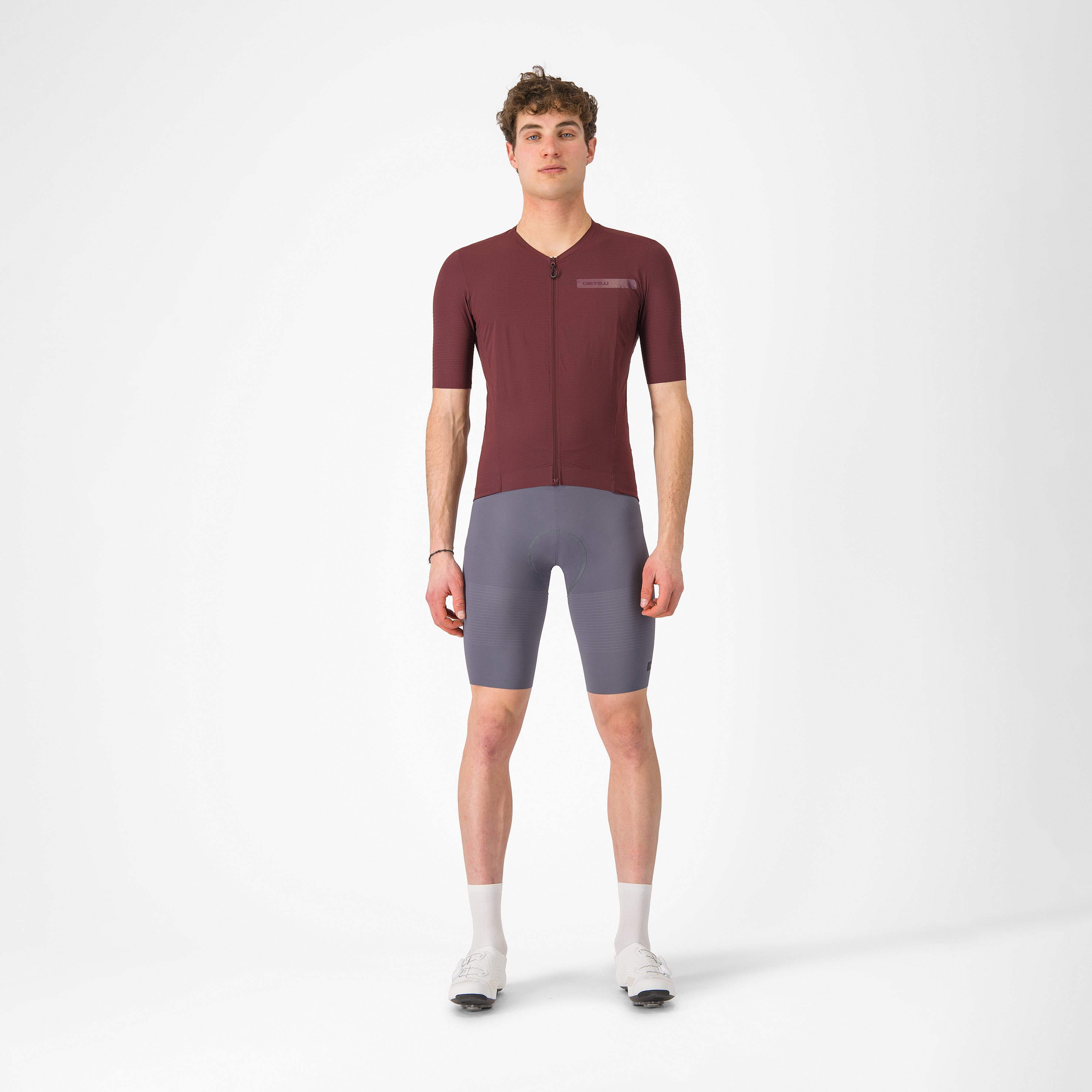 Premio evo bibshort - smoky gray - castelli
