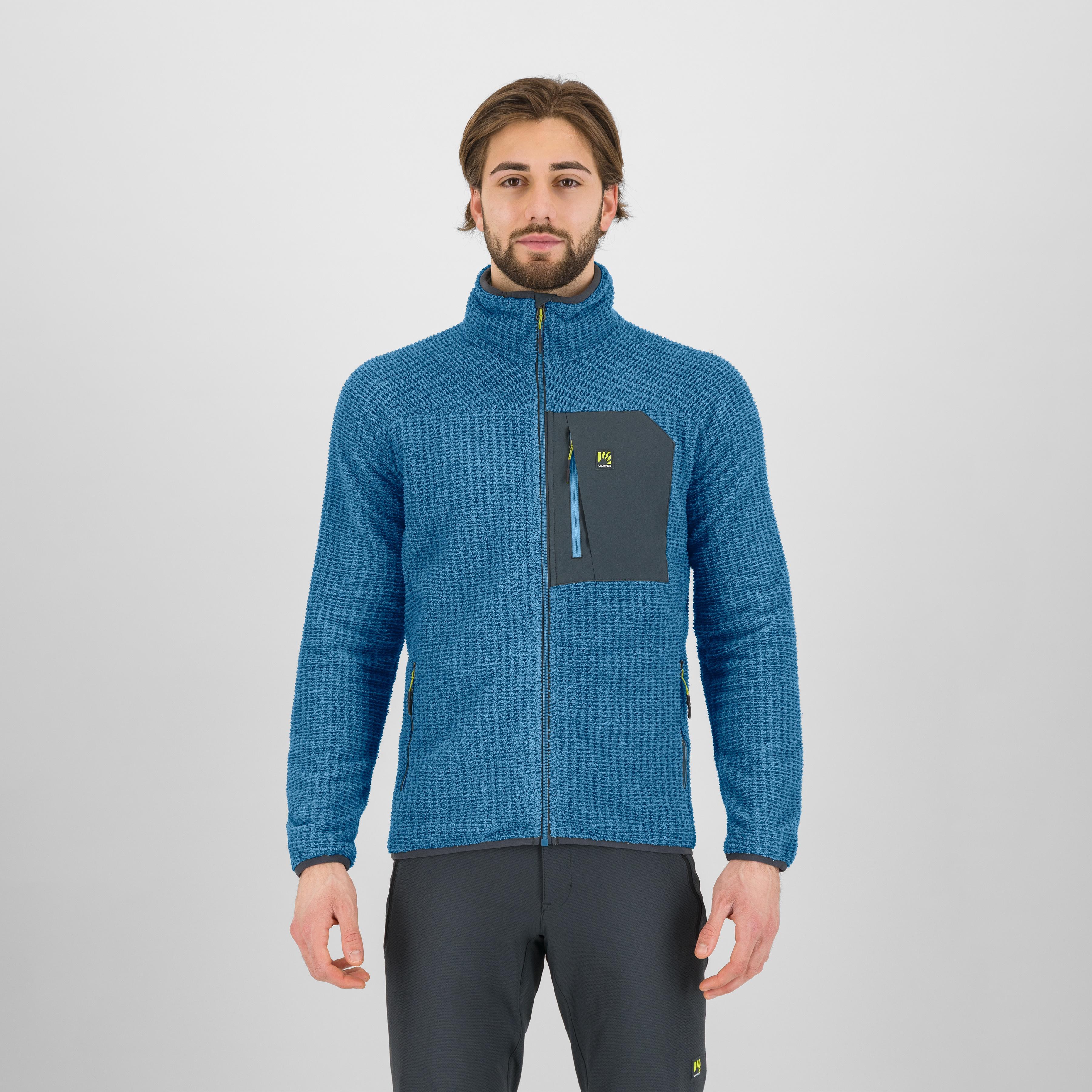 Rocchetta evo fleece - deep water/woodl.gray - karpos