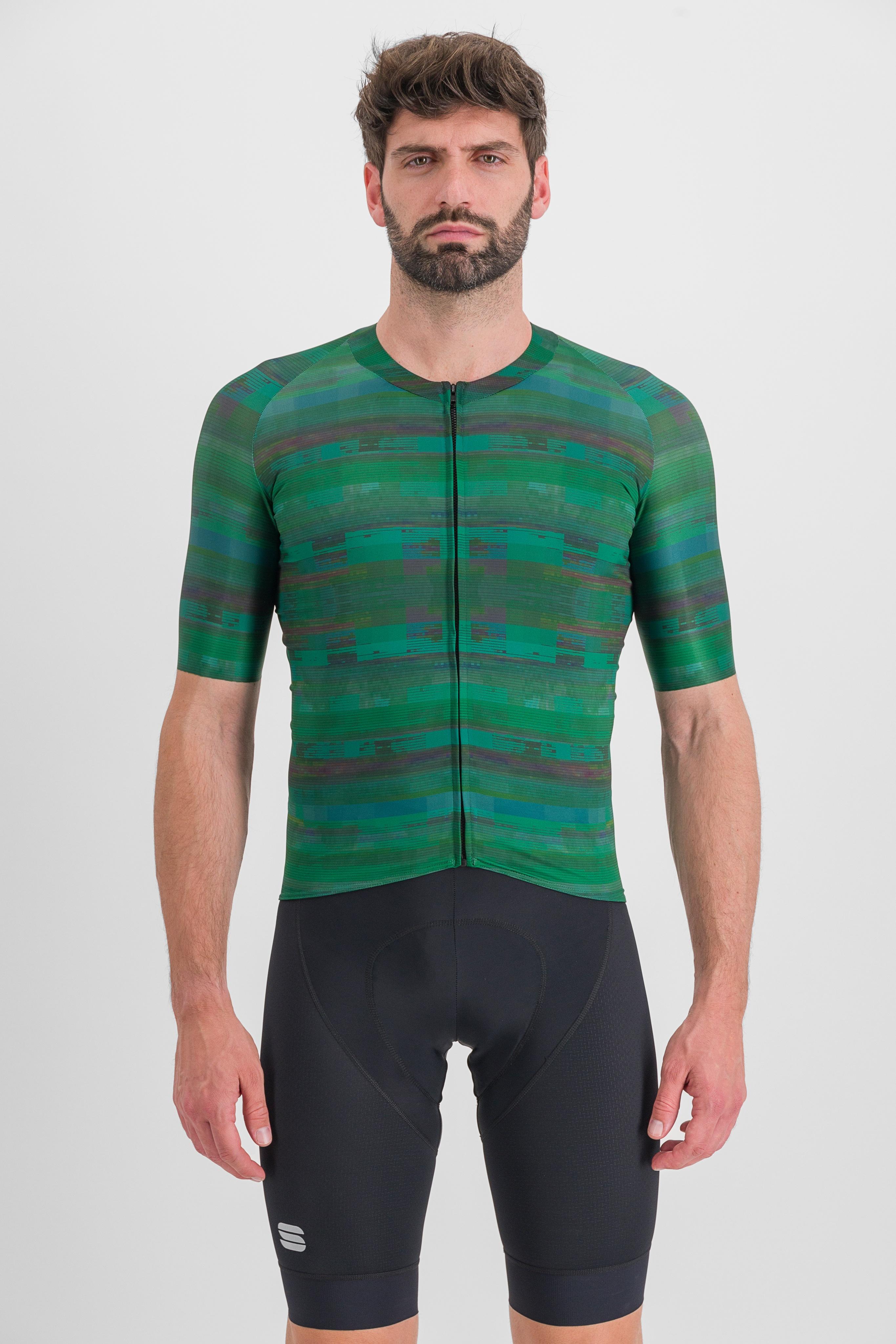 Glitch bomber jersey - multicolor green - sportful