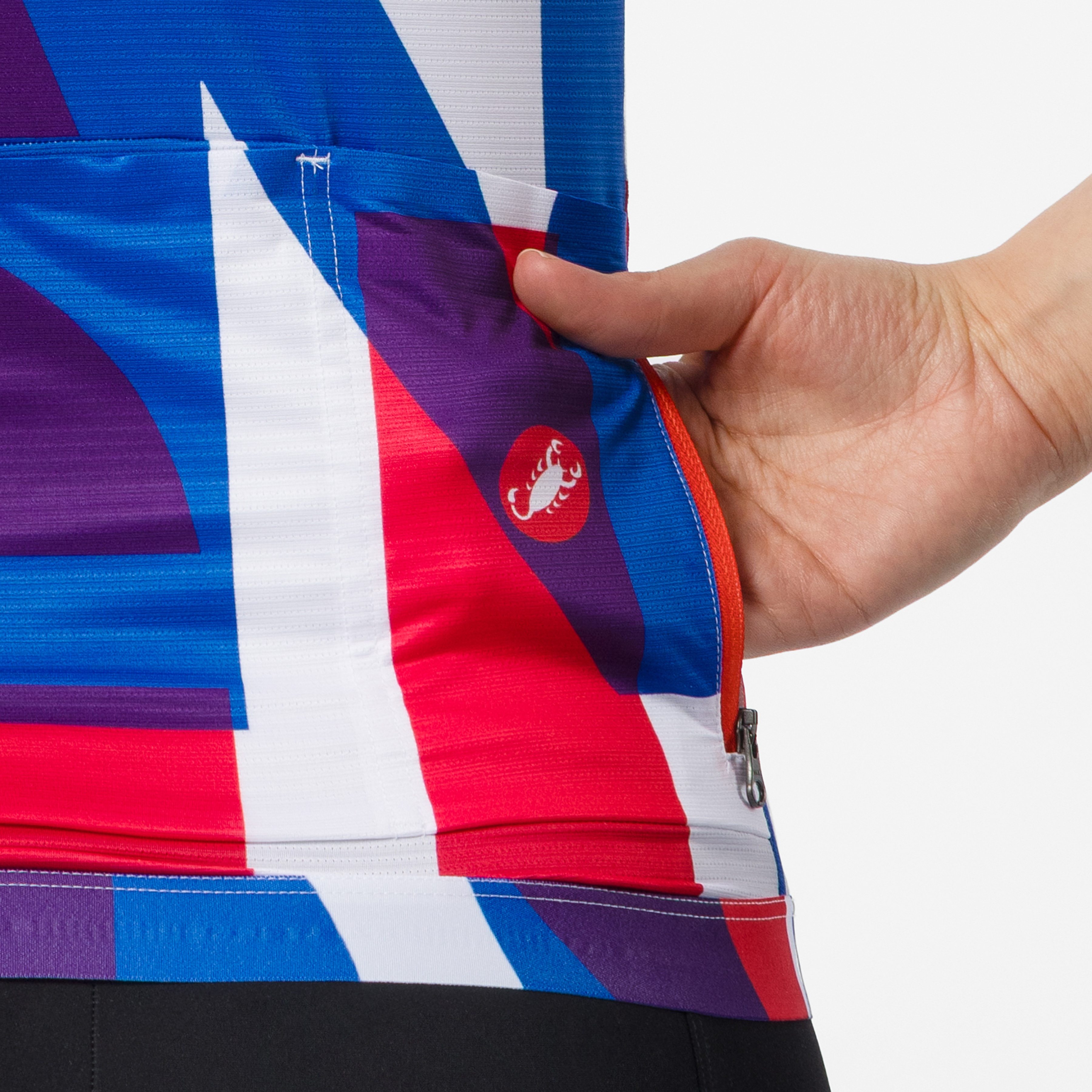 Espresso 2 w jersey - white zip - castelli