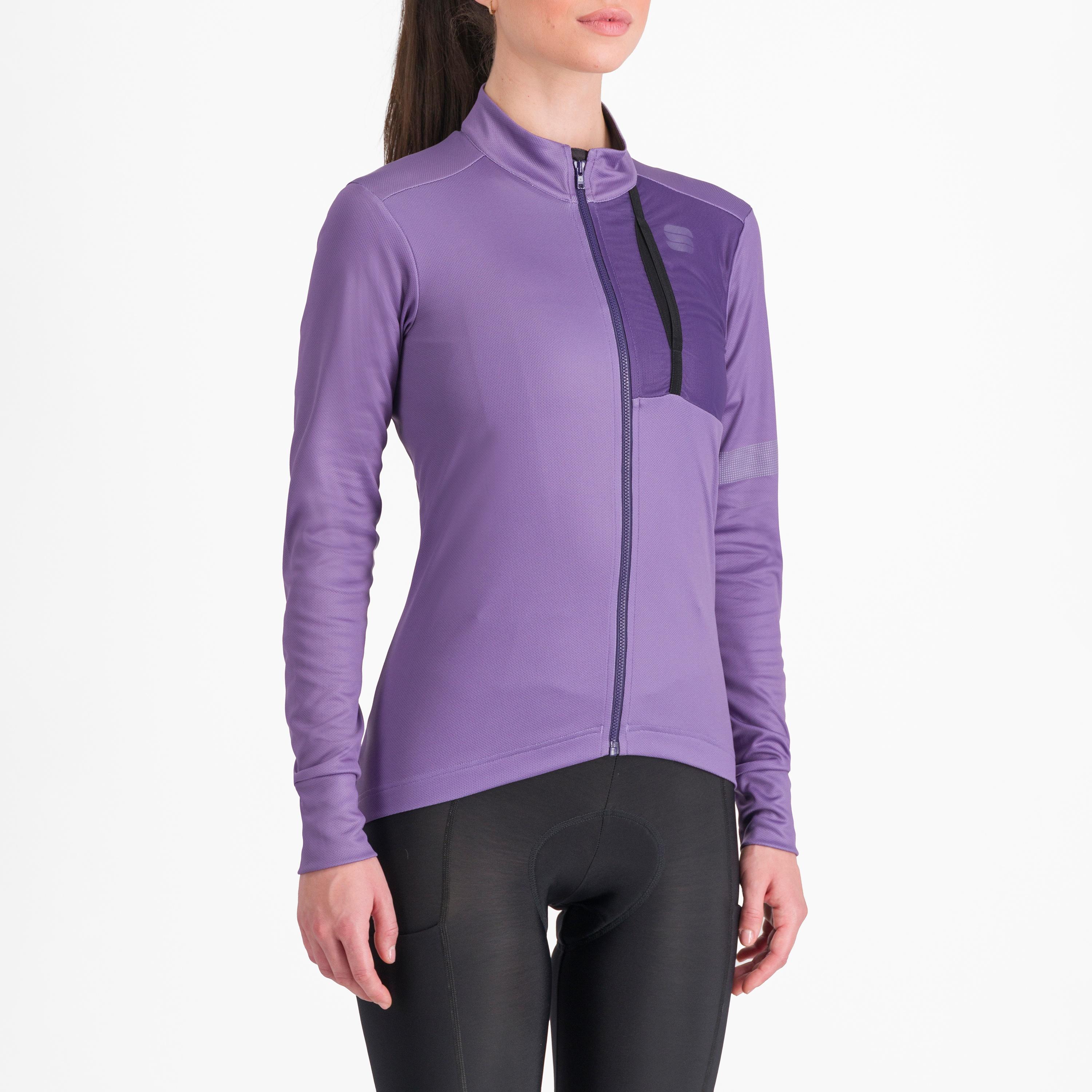 Supergiara woman thermal jersey - mulled grape - sportful