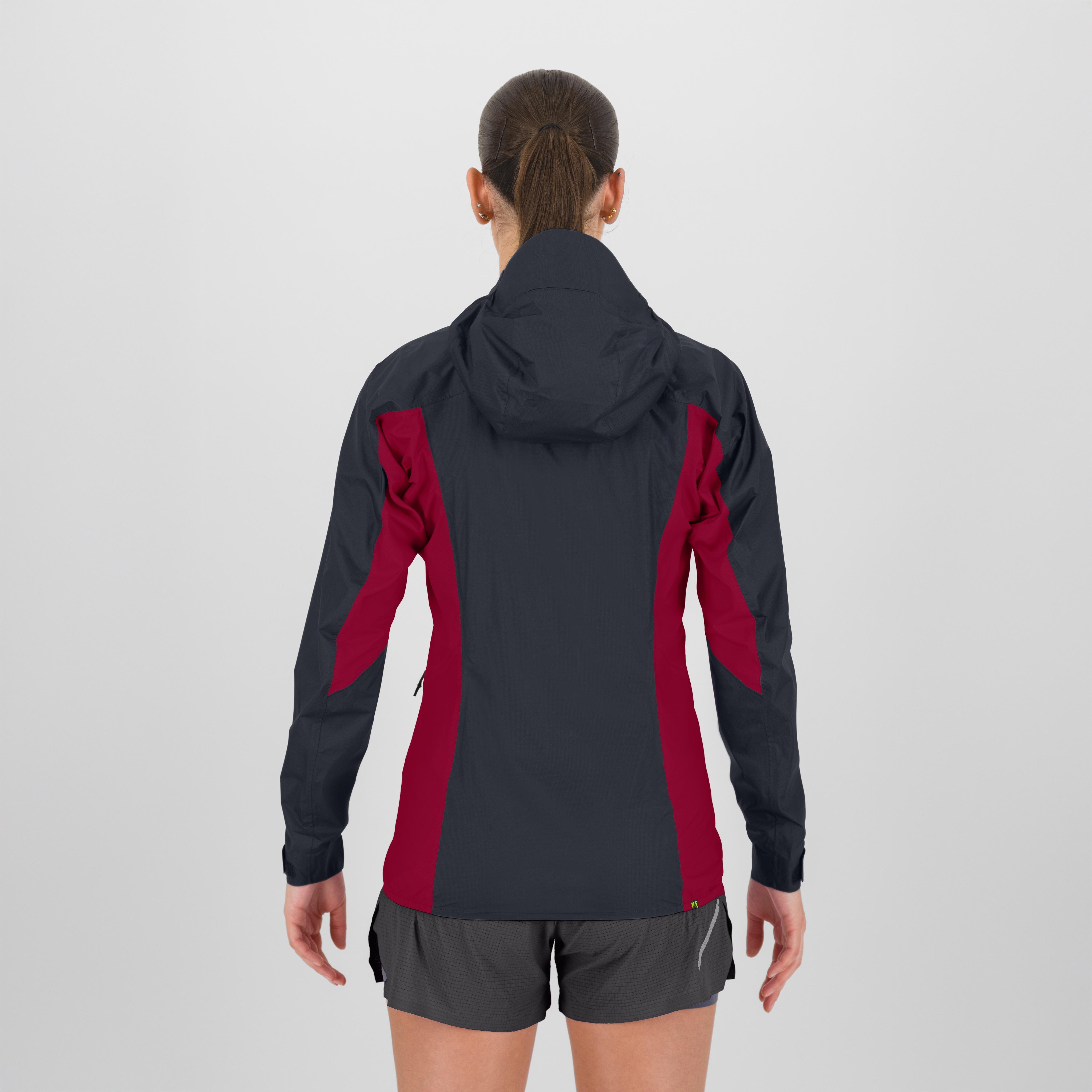 Lavaredo rain evo w jacket - beet red/vulcan - karpos