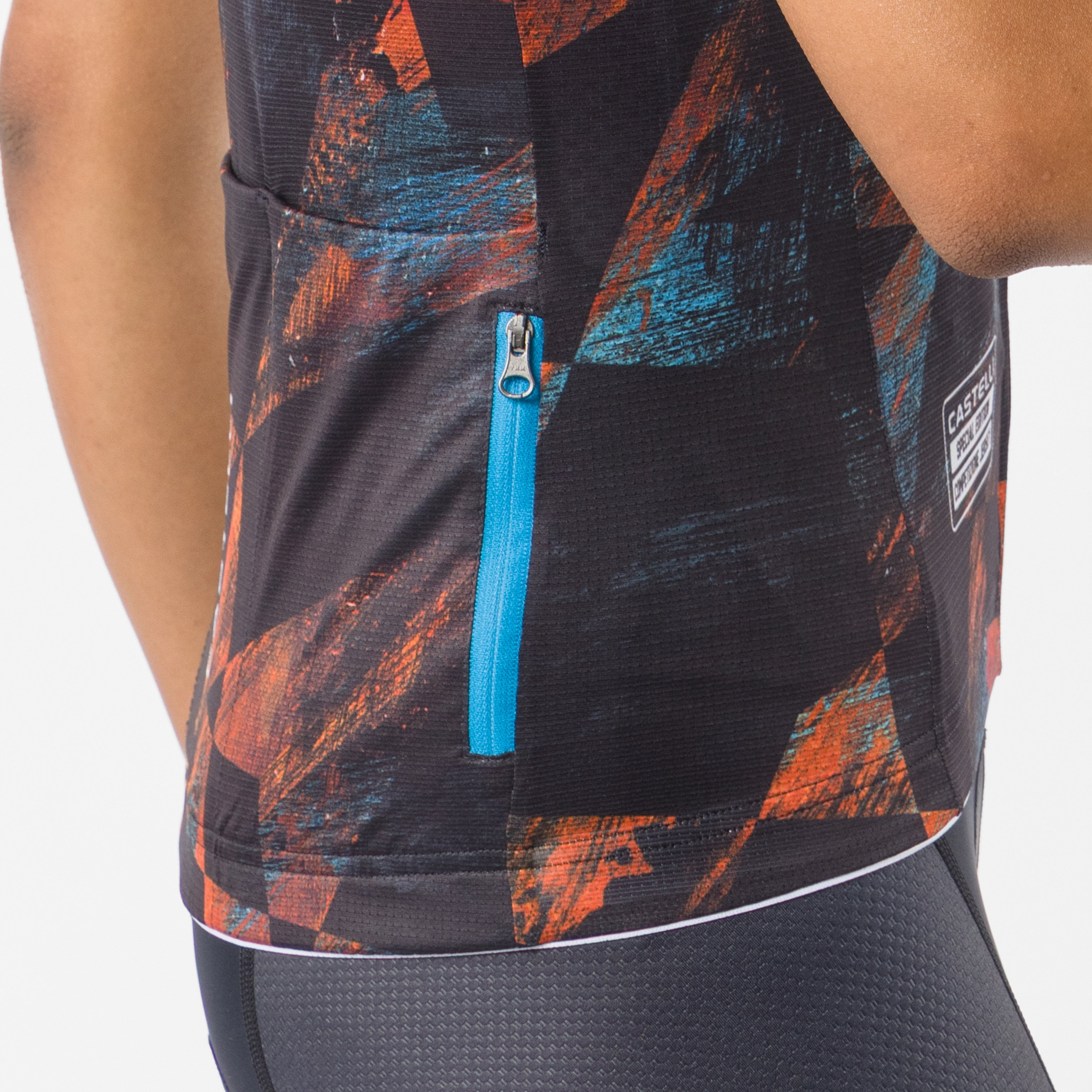 Photofinish competizione 4 w jersey - black zip - castelli