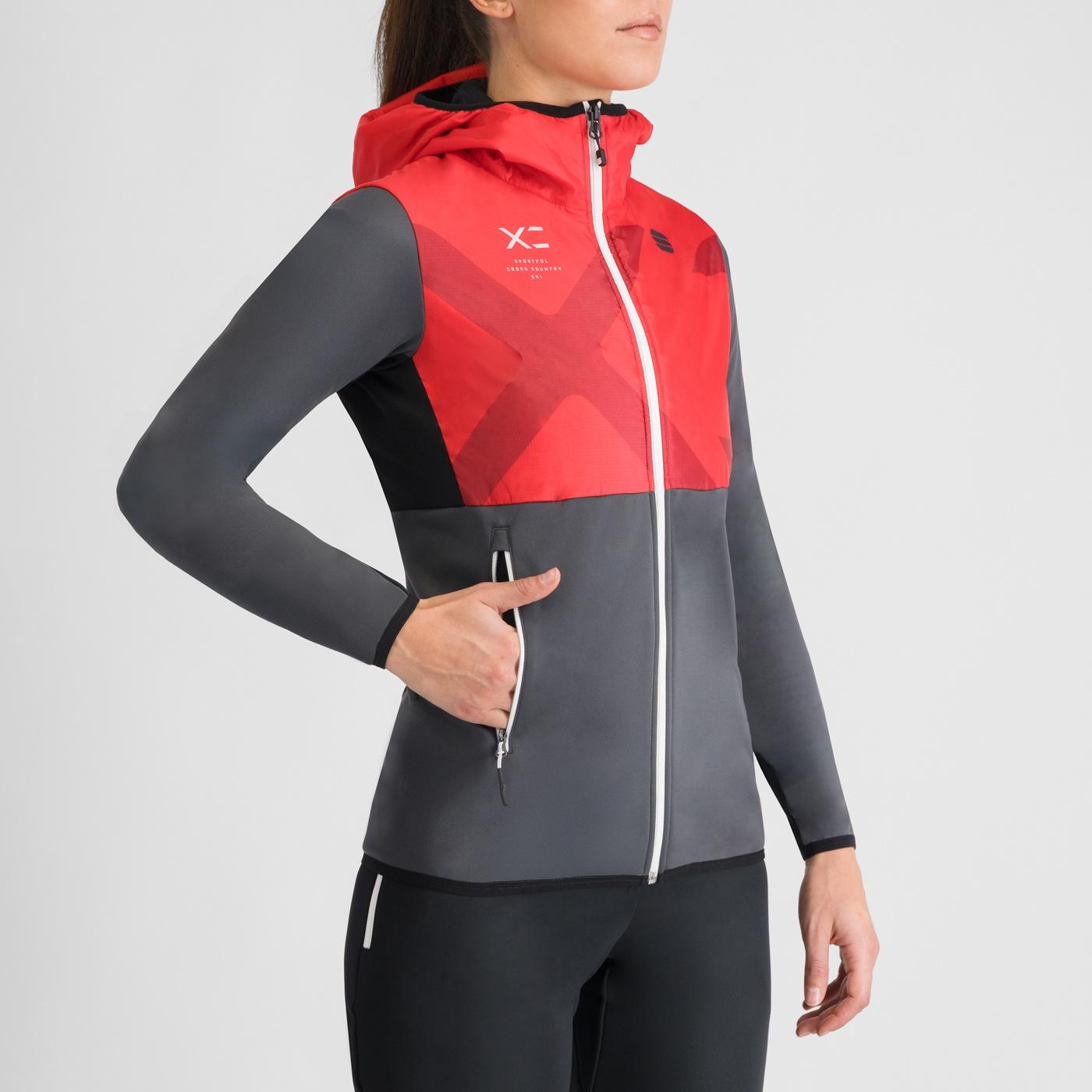 Rythmo w jacket - black oyster/hibiscus - sportful