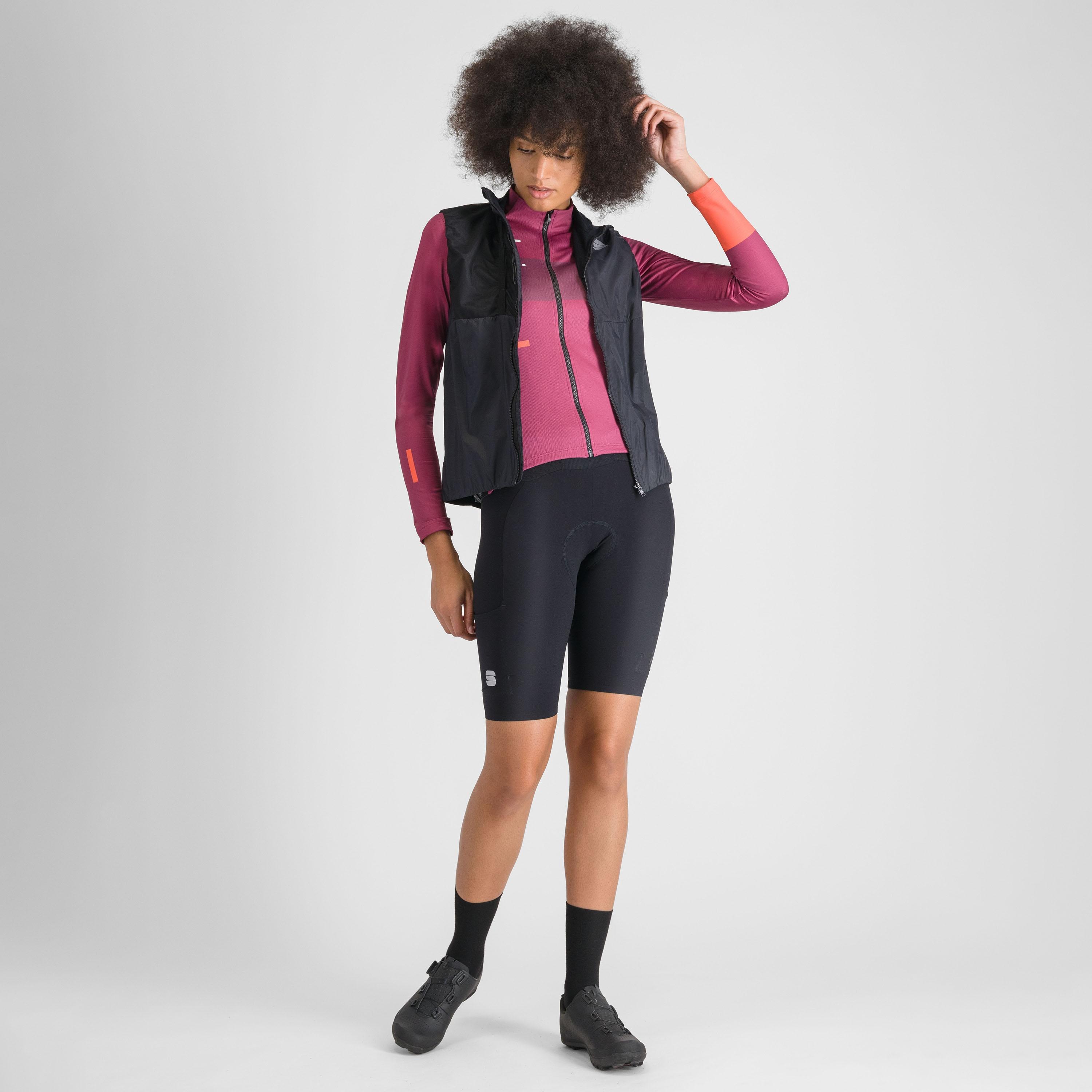Breakout supergiara w thermal jersey - rasperry violet  black pompelm - sportful