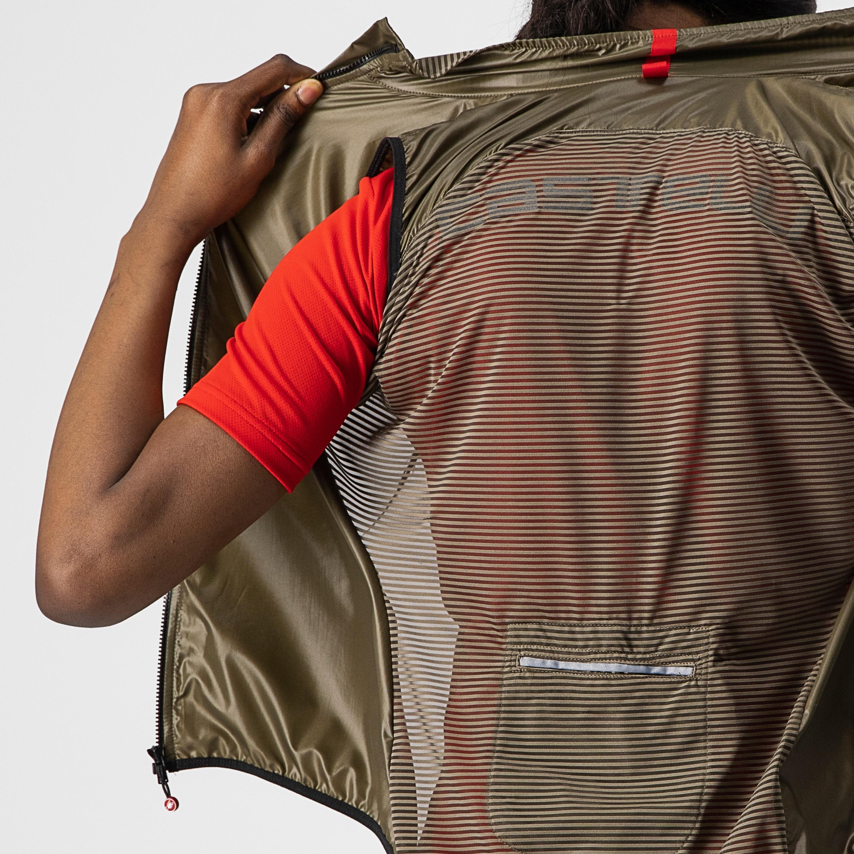 Aria w vest - moss brown - castelli