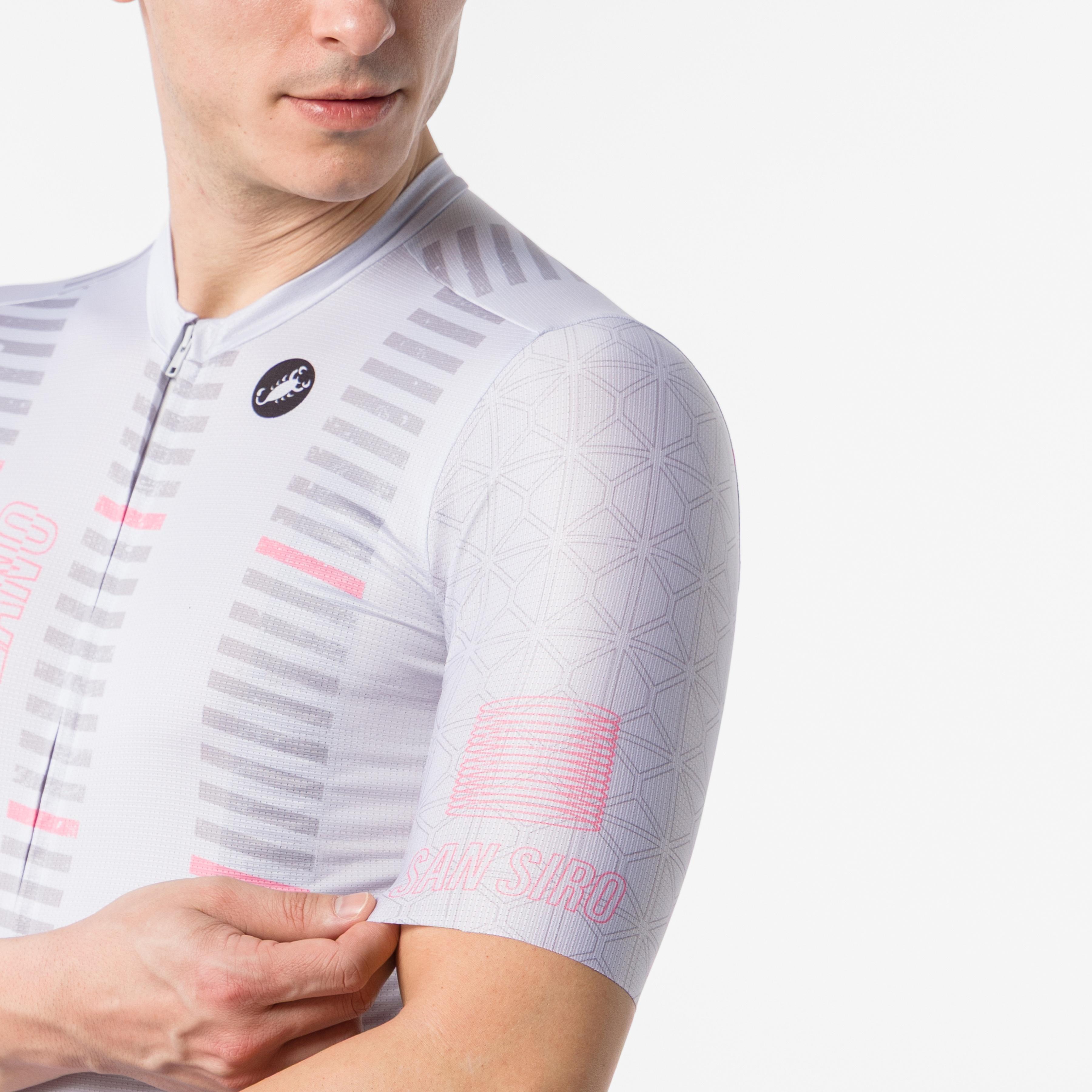 #giro109 milan jersey - silver gray/rosa giro - castelli